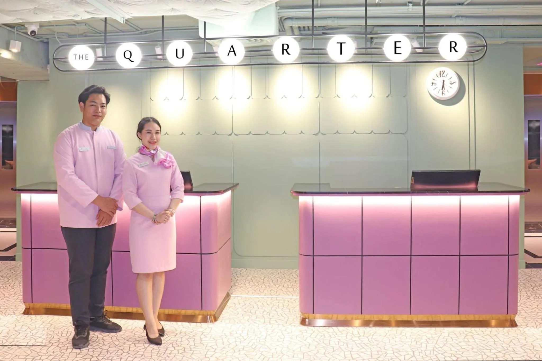 Lobby or reception in The Quarter Ratchathewi by UHG