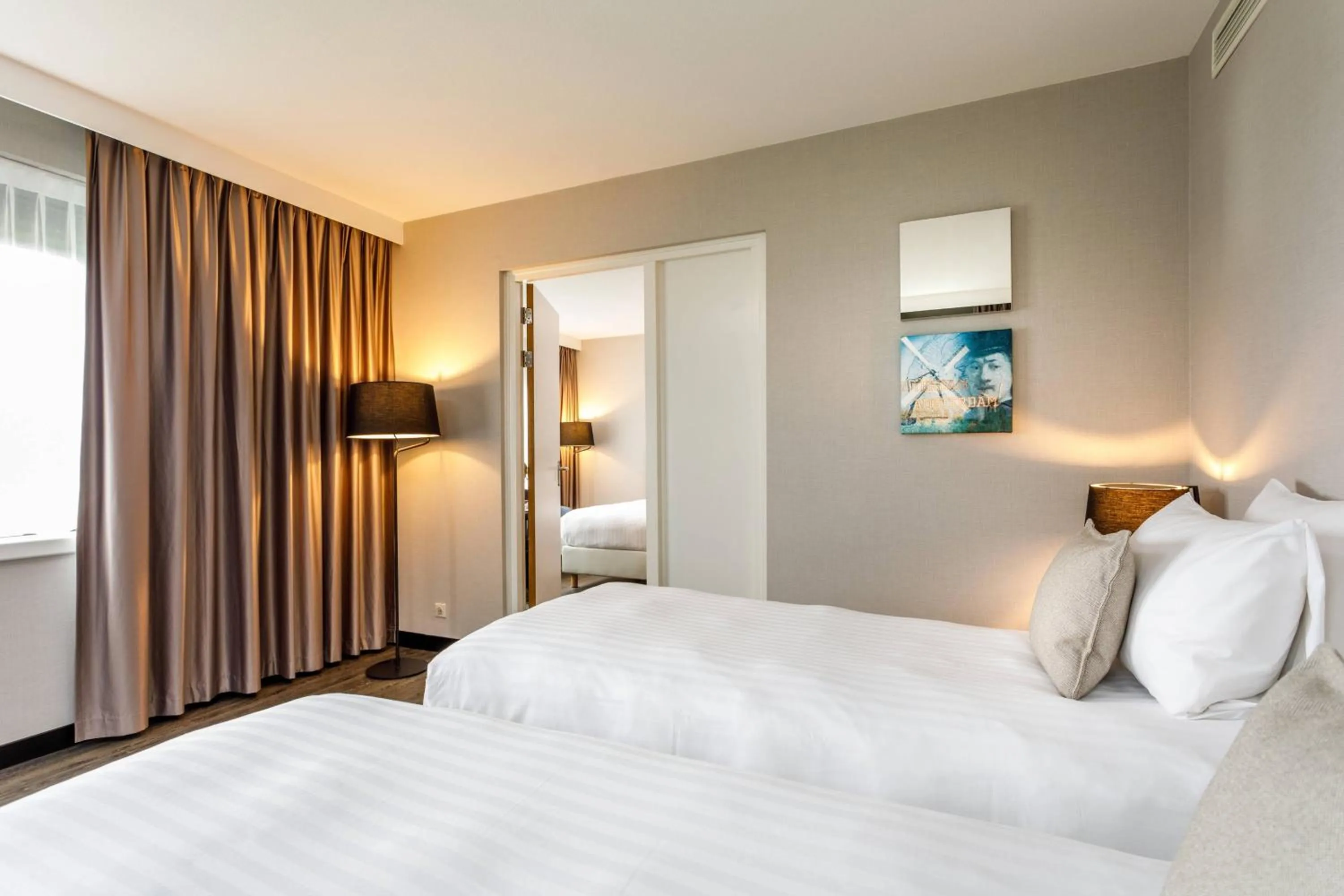 Bedroom, Bed in Courtyard by Marriott Amsterdam Airport