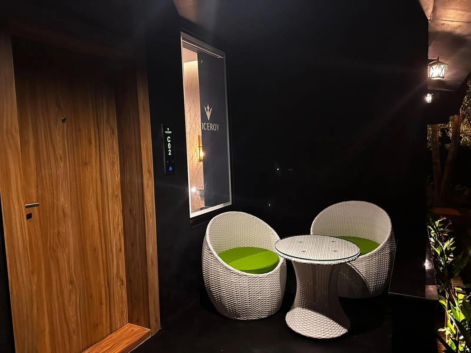 Patio in Viceroy Luxury Mountain Resort and Spa