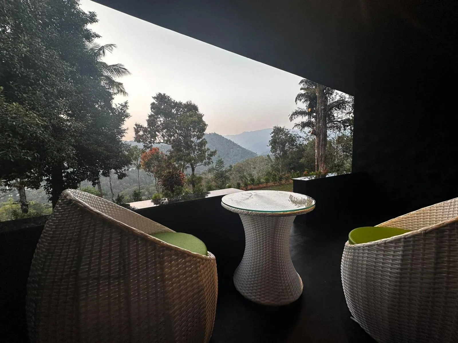 Patio in Viceroy Luxury Mountain Resort and Spa