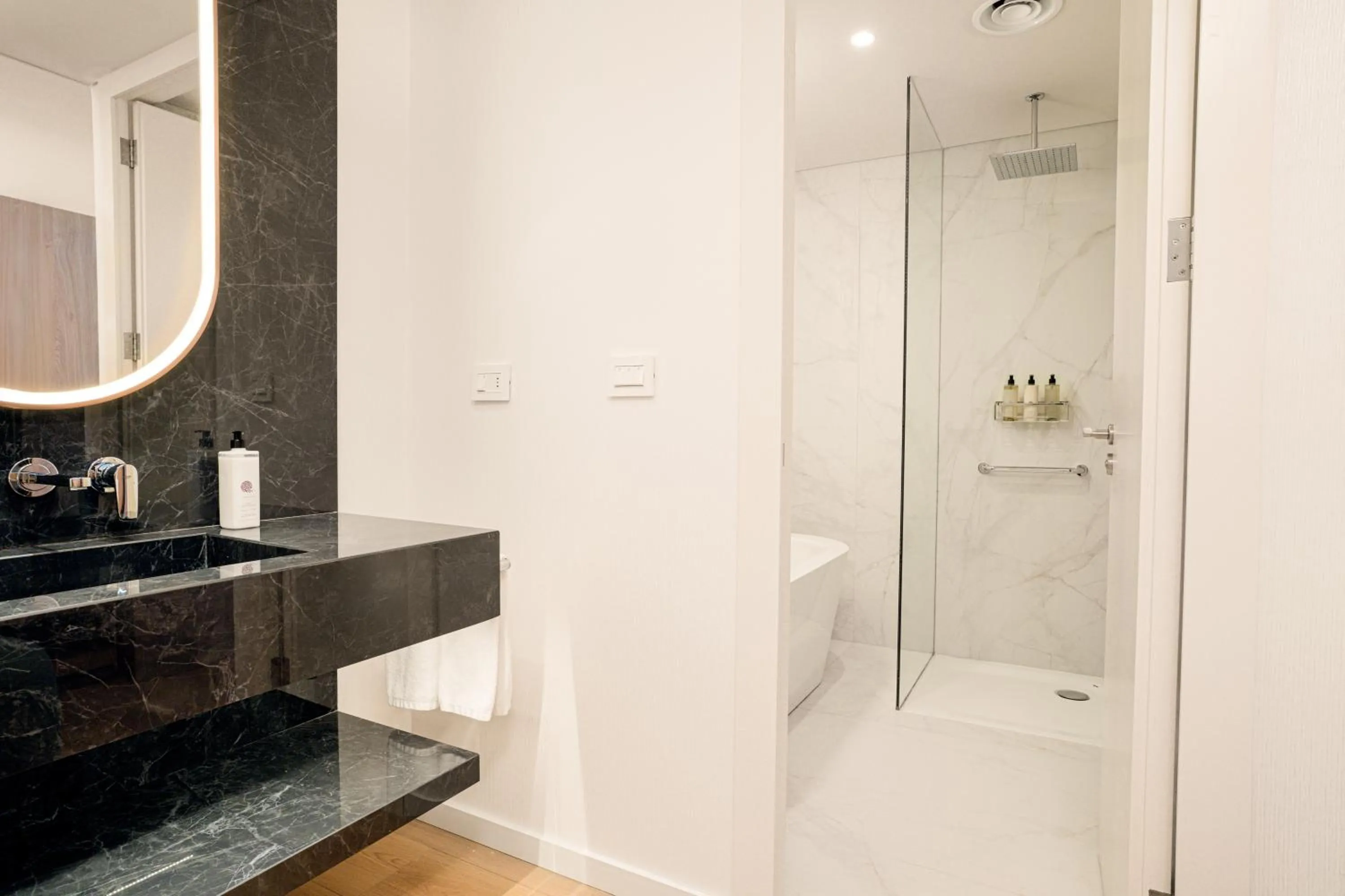 Shower in The Grand Hotel