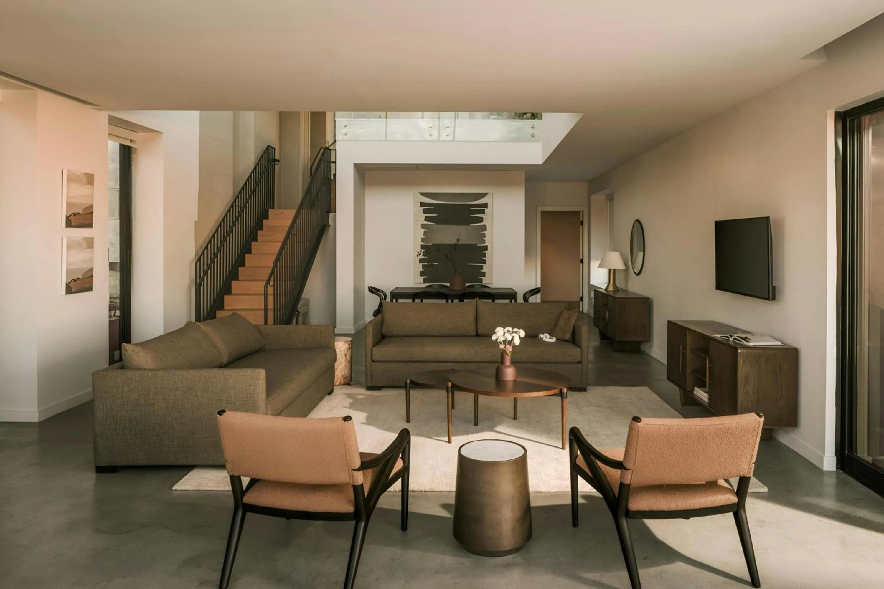 Living room in Sonder by Marriott Bonvoy The Winfield Apartments Downtown LA