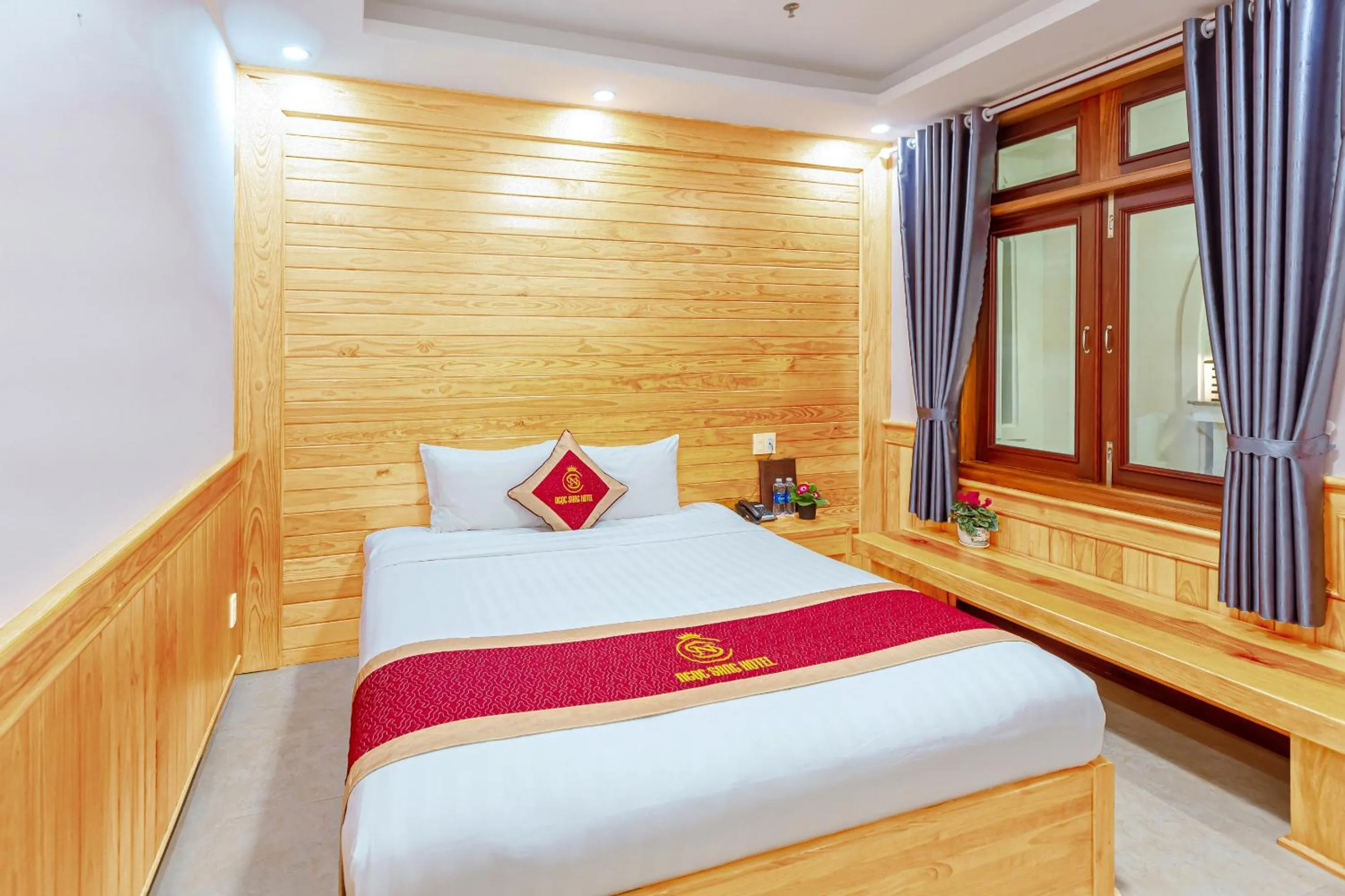 Bed in Ngọc Sang 1 Hotel