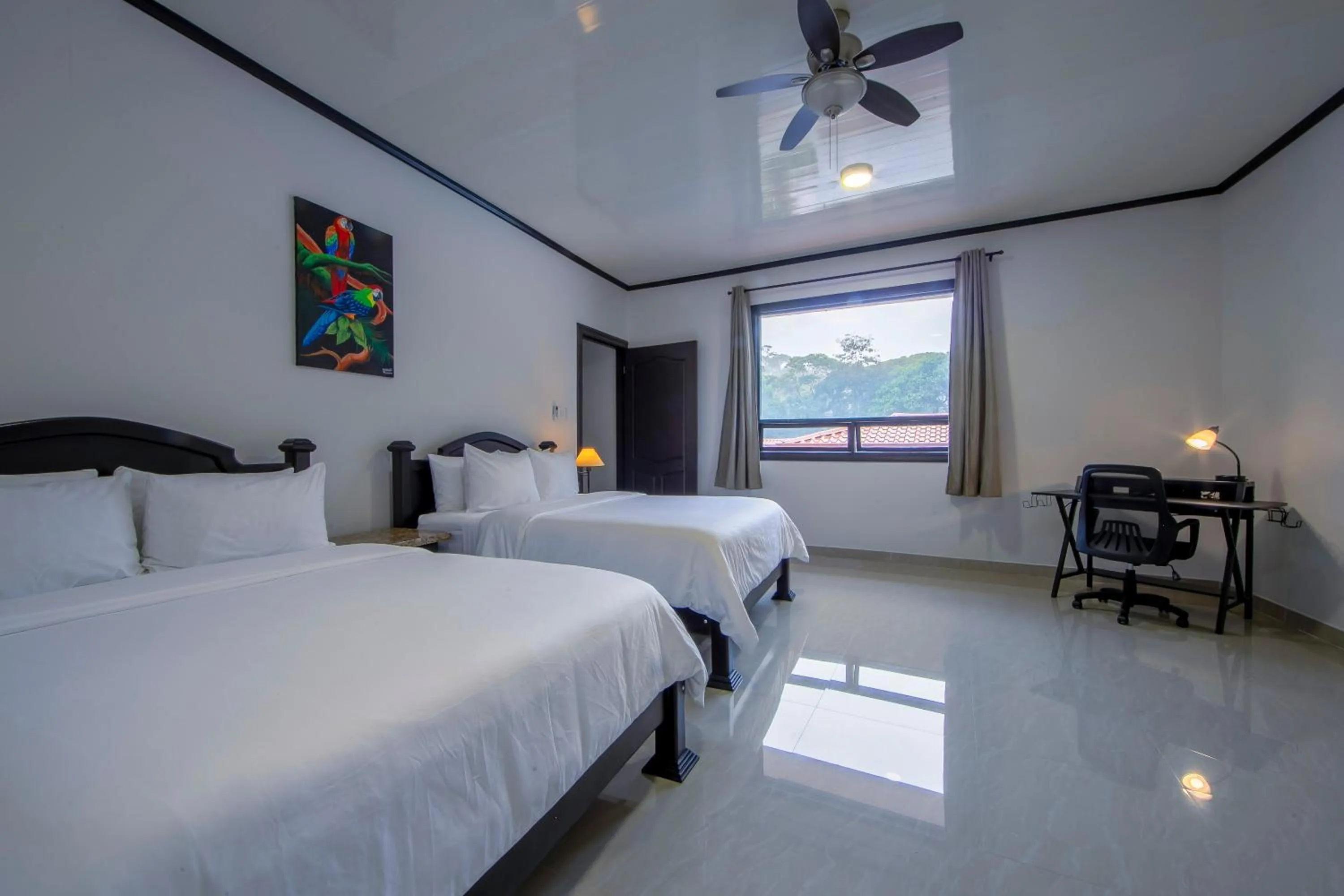 Bed in Serenity Hotel & Villas