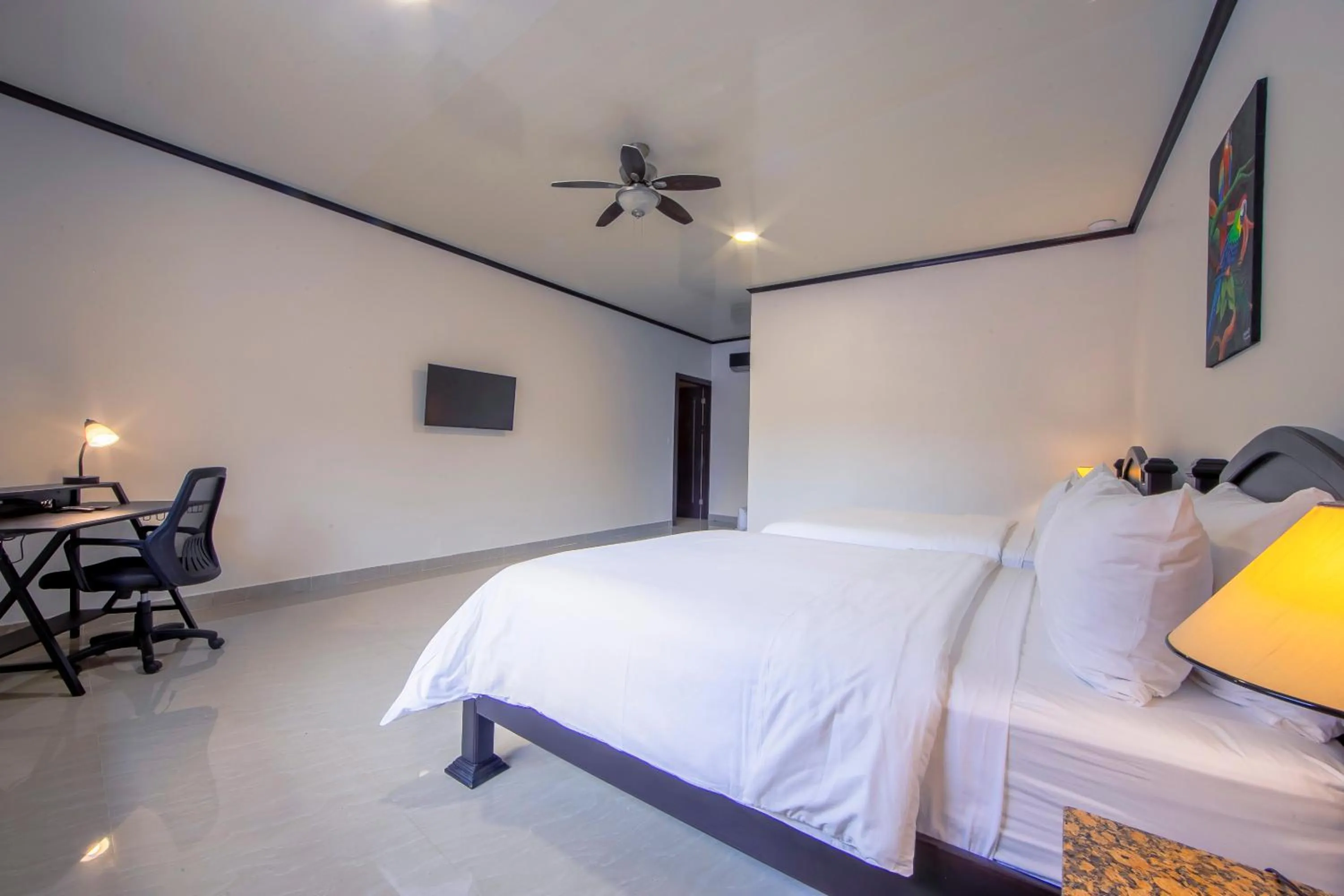 Bed in Serenity Hotel & Villas