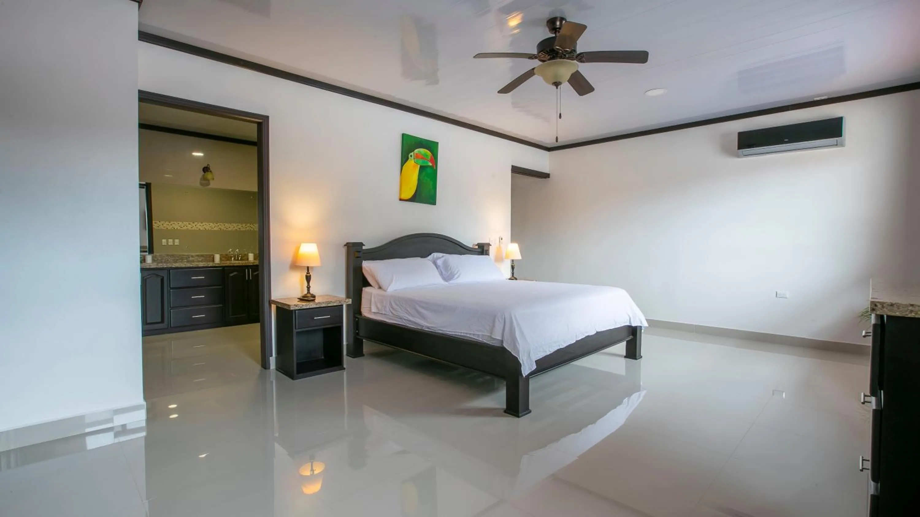 Bed in Serenity Hotel & Villas