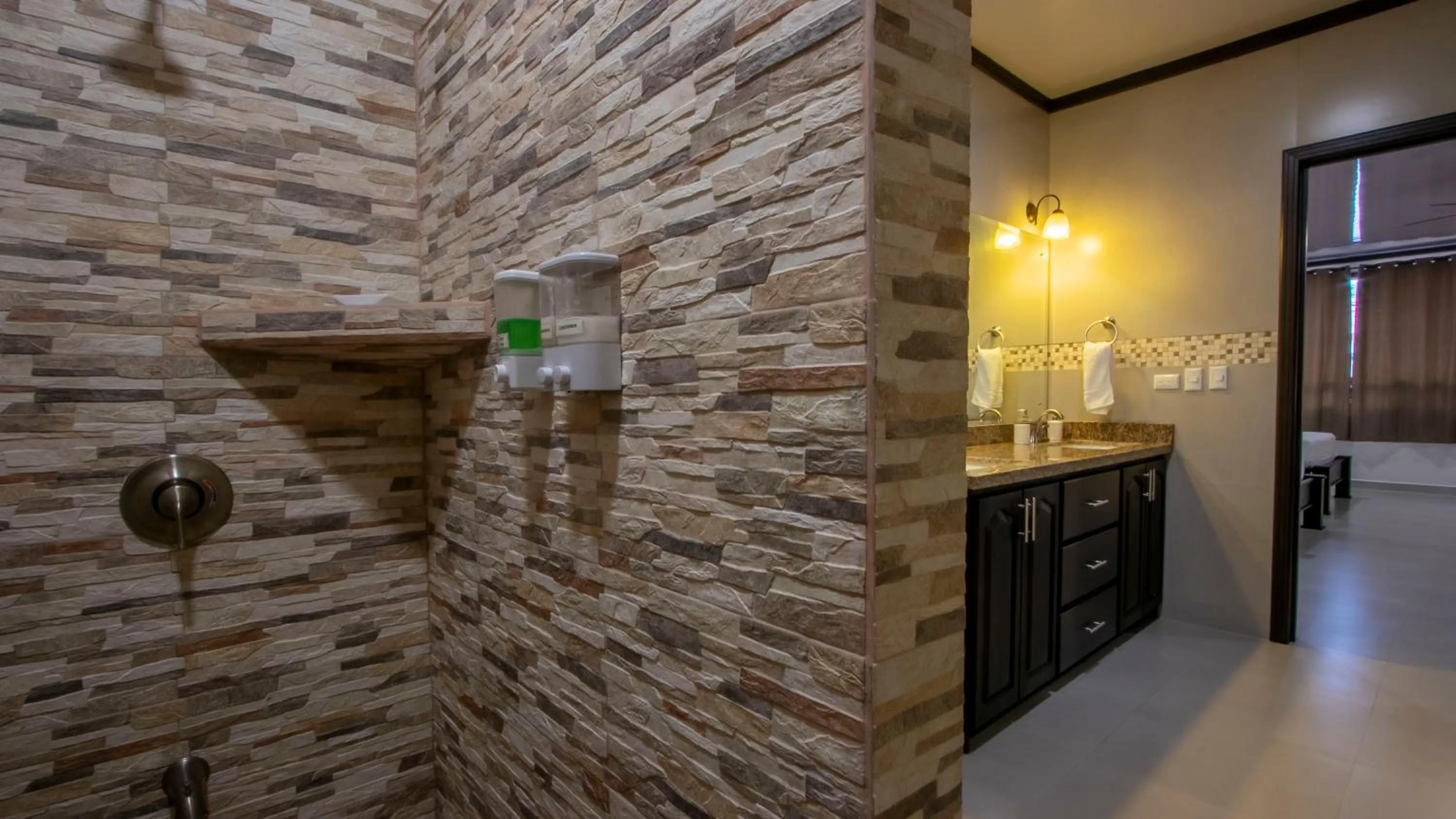 Shower in Serenity Hotel & Villas