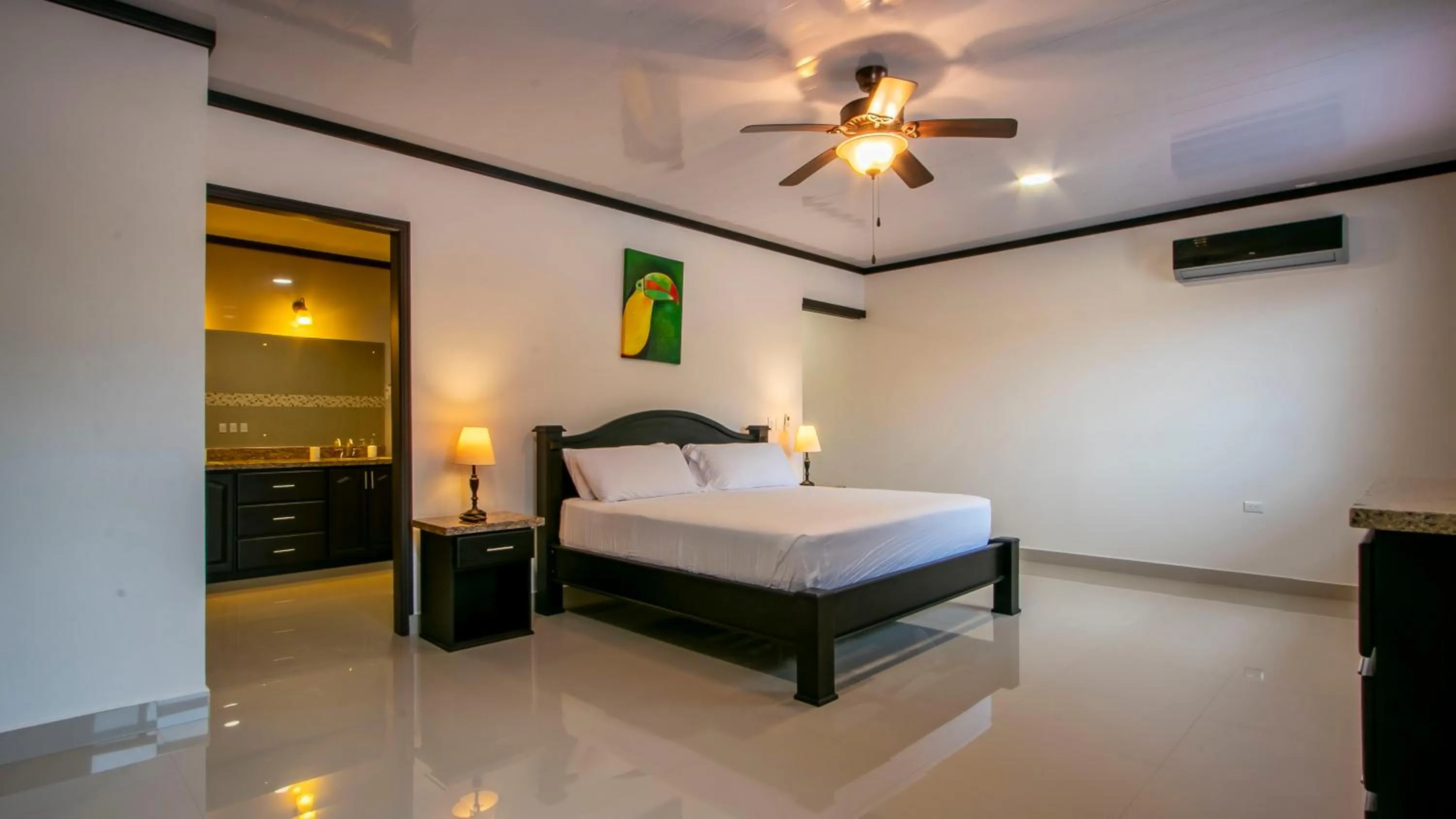 Bed in Serenity Hotel & Villas