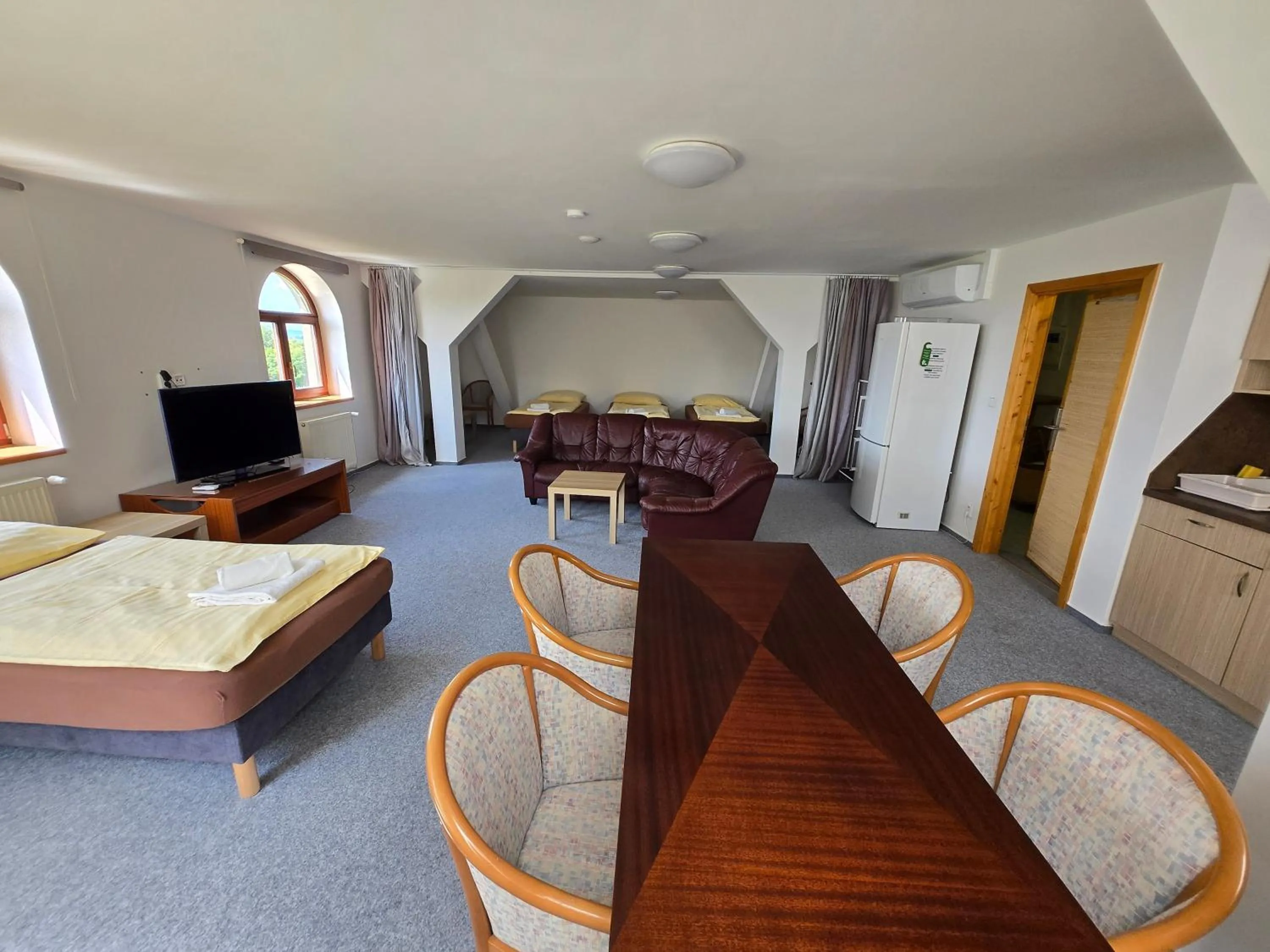 Bed in Hotel Restaurant Na Statku