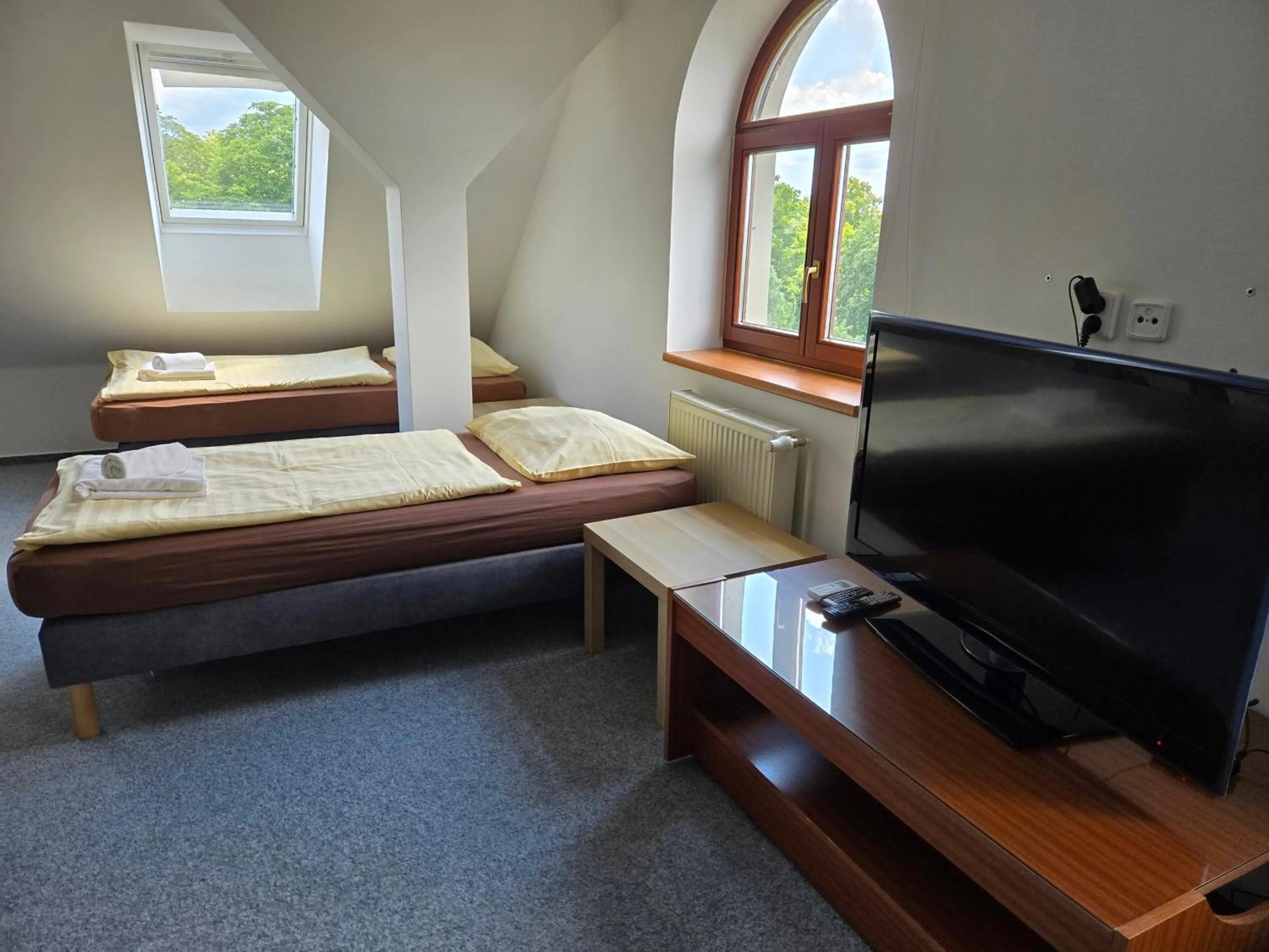 Bed in Hotel Restaurant Na Statku