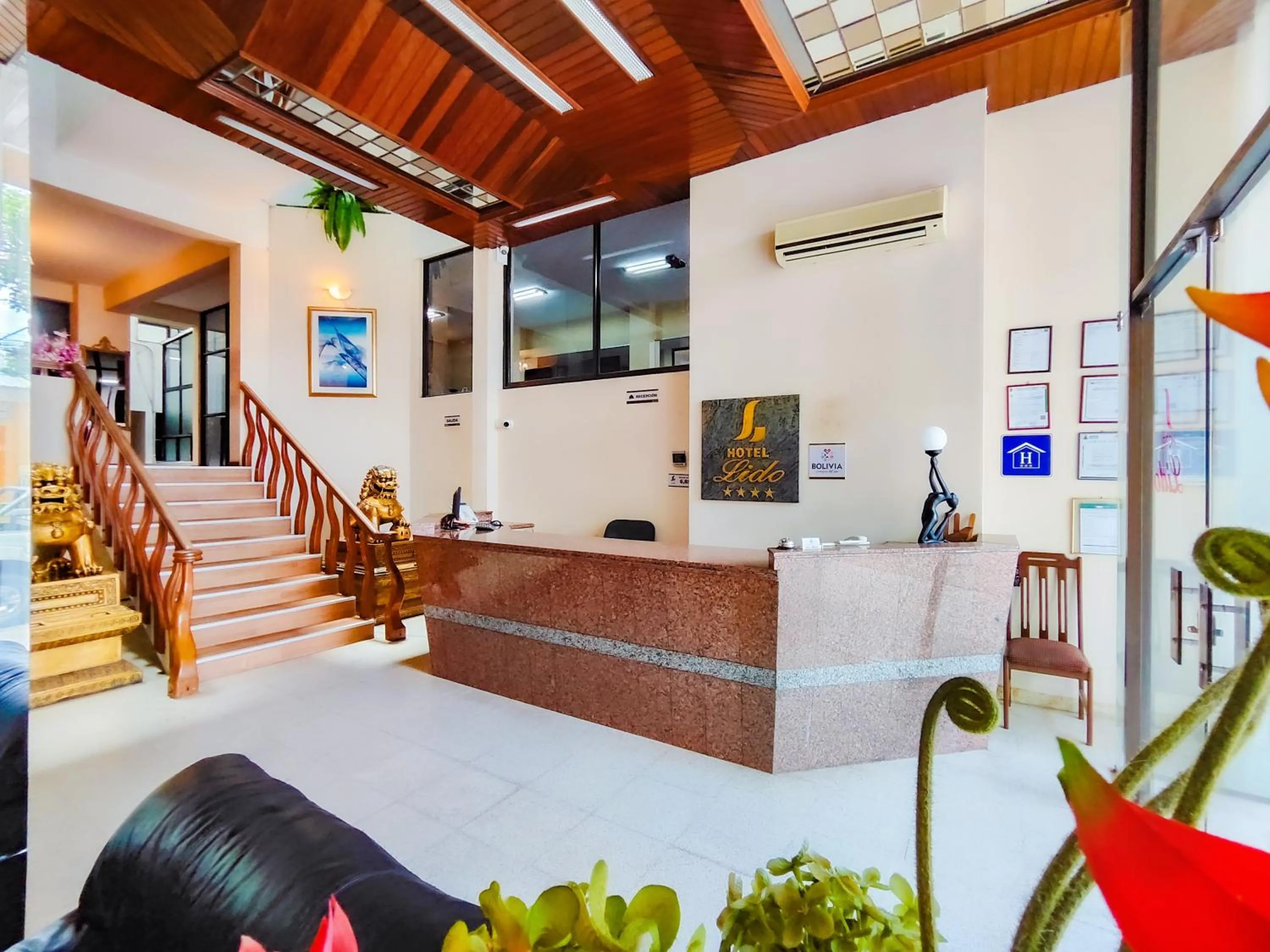 Lobby or reception in Lido Hotel