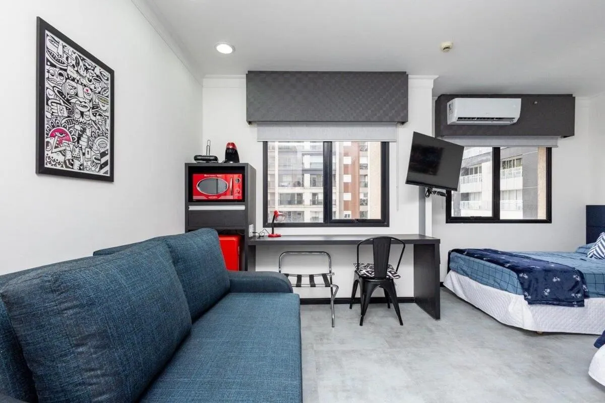 Bed in LFlats no Hotel Aeroporto Congonhas