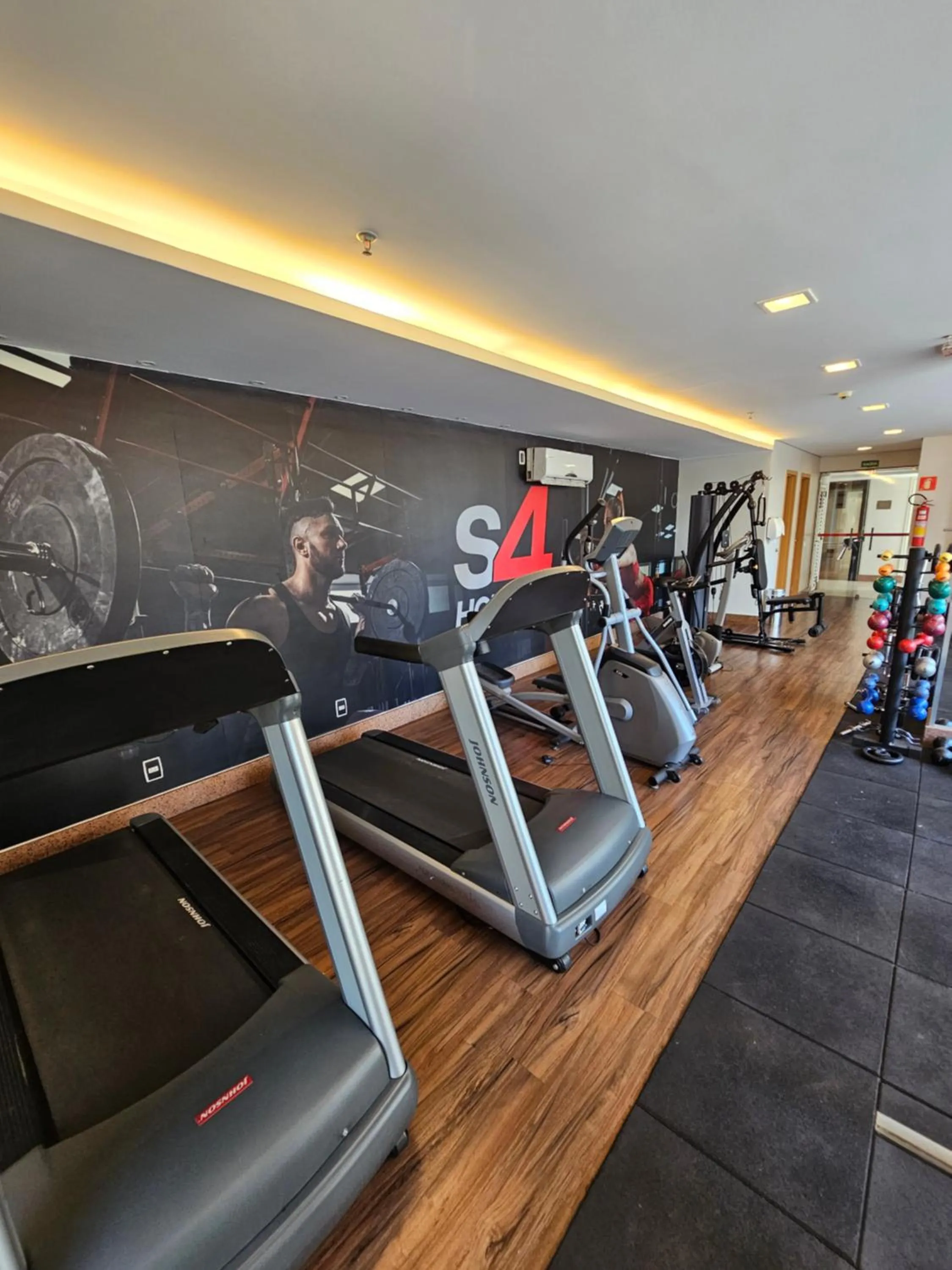 Fitness centre/facilities in S4 Hotel Águas Claras