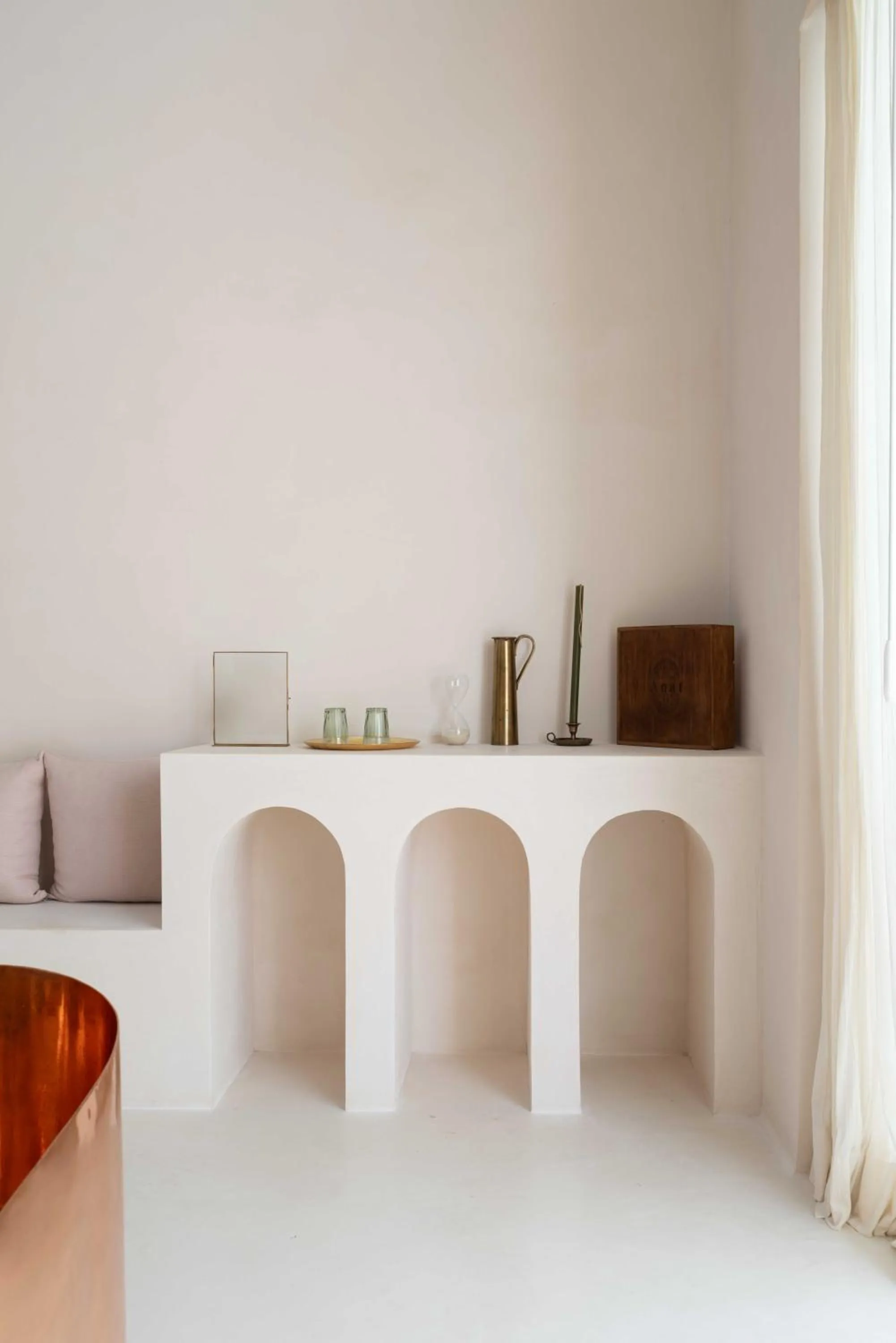 Bed in Anat Tantric Boutique Hotel