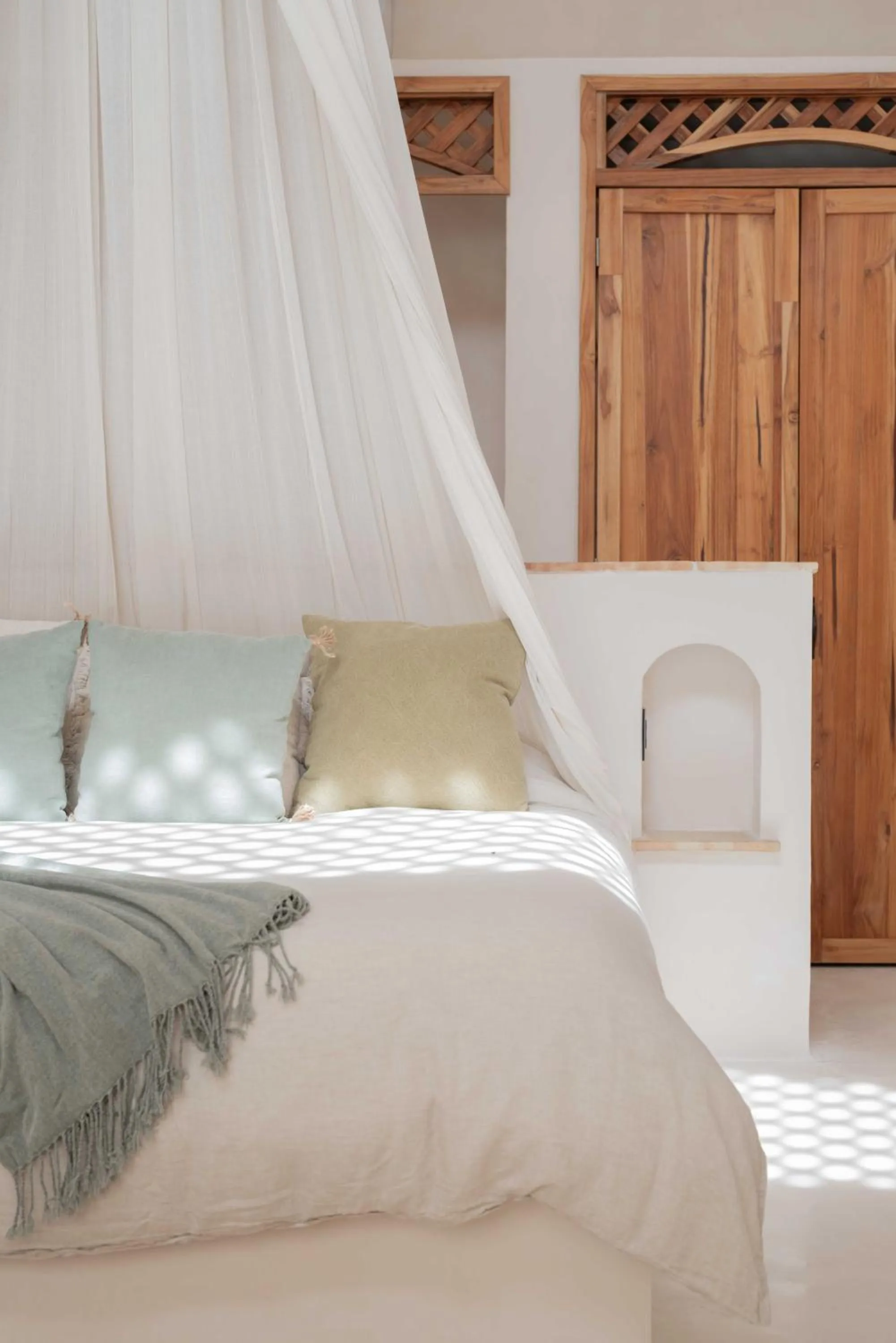 Bed in Anat Tantric Boutique Hotel