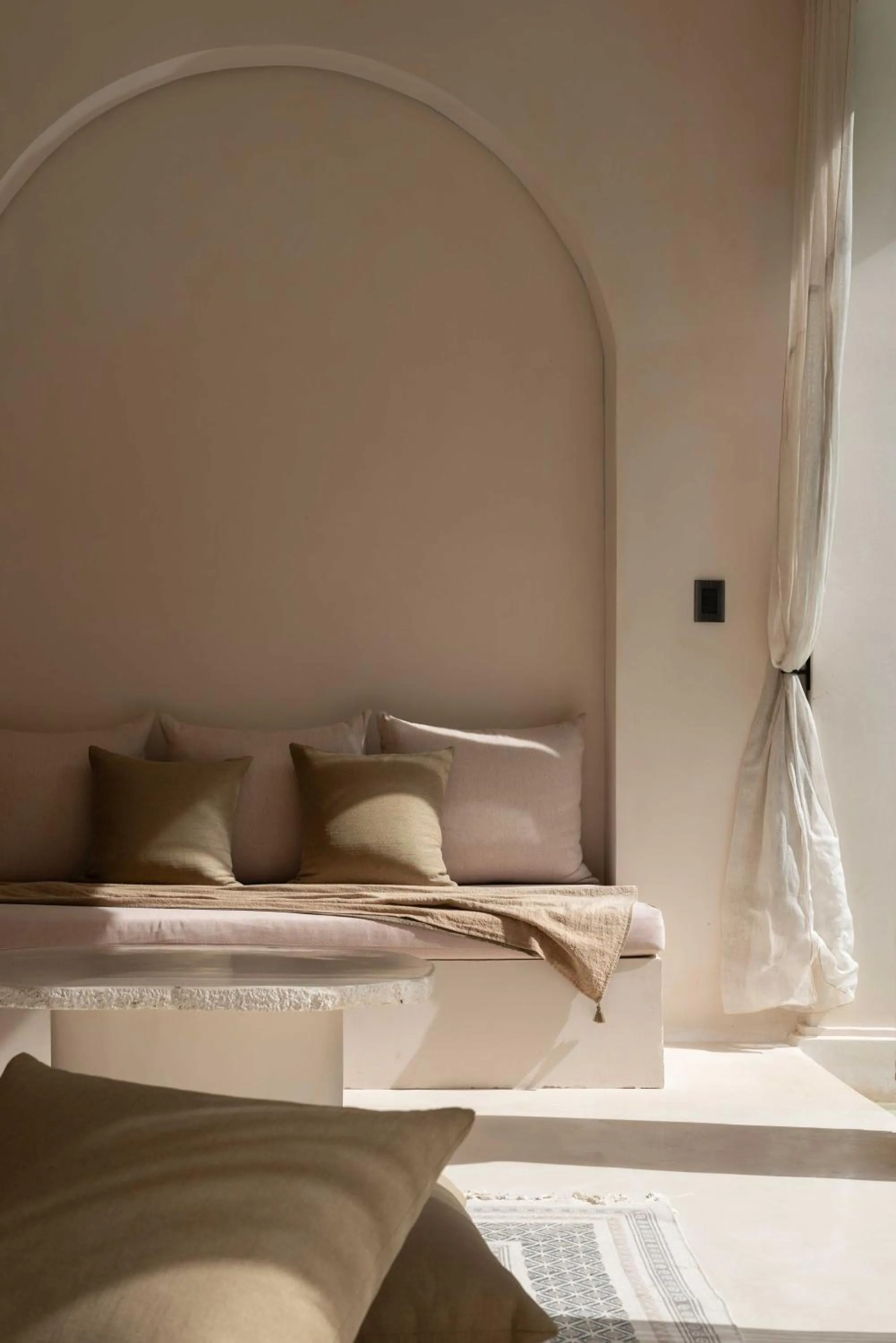 Bed in Anat Tantric Boutique Hotel