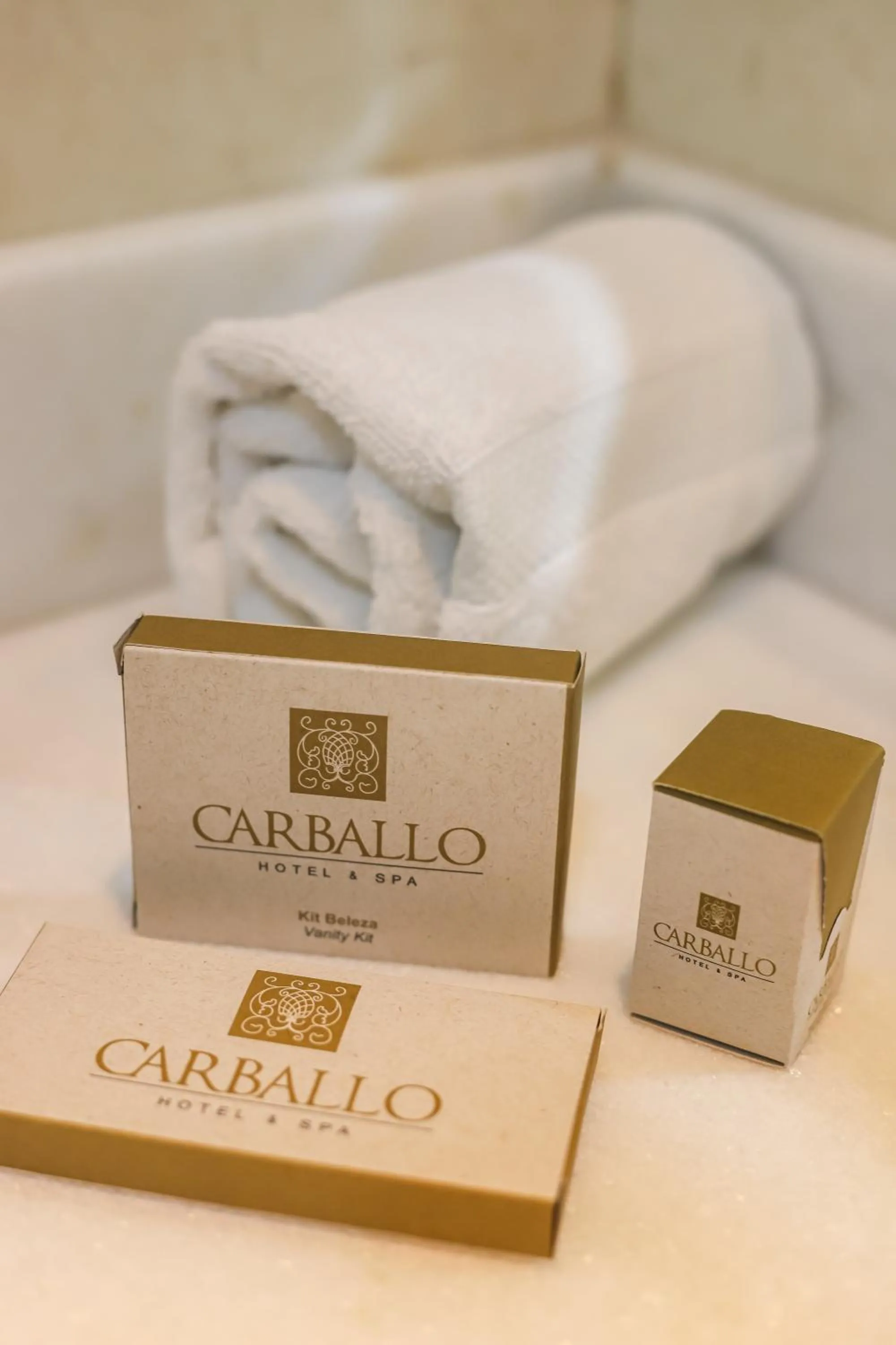 Bathroom, Bed in Carballo Hotel & Spa