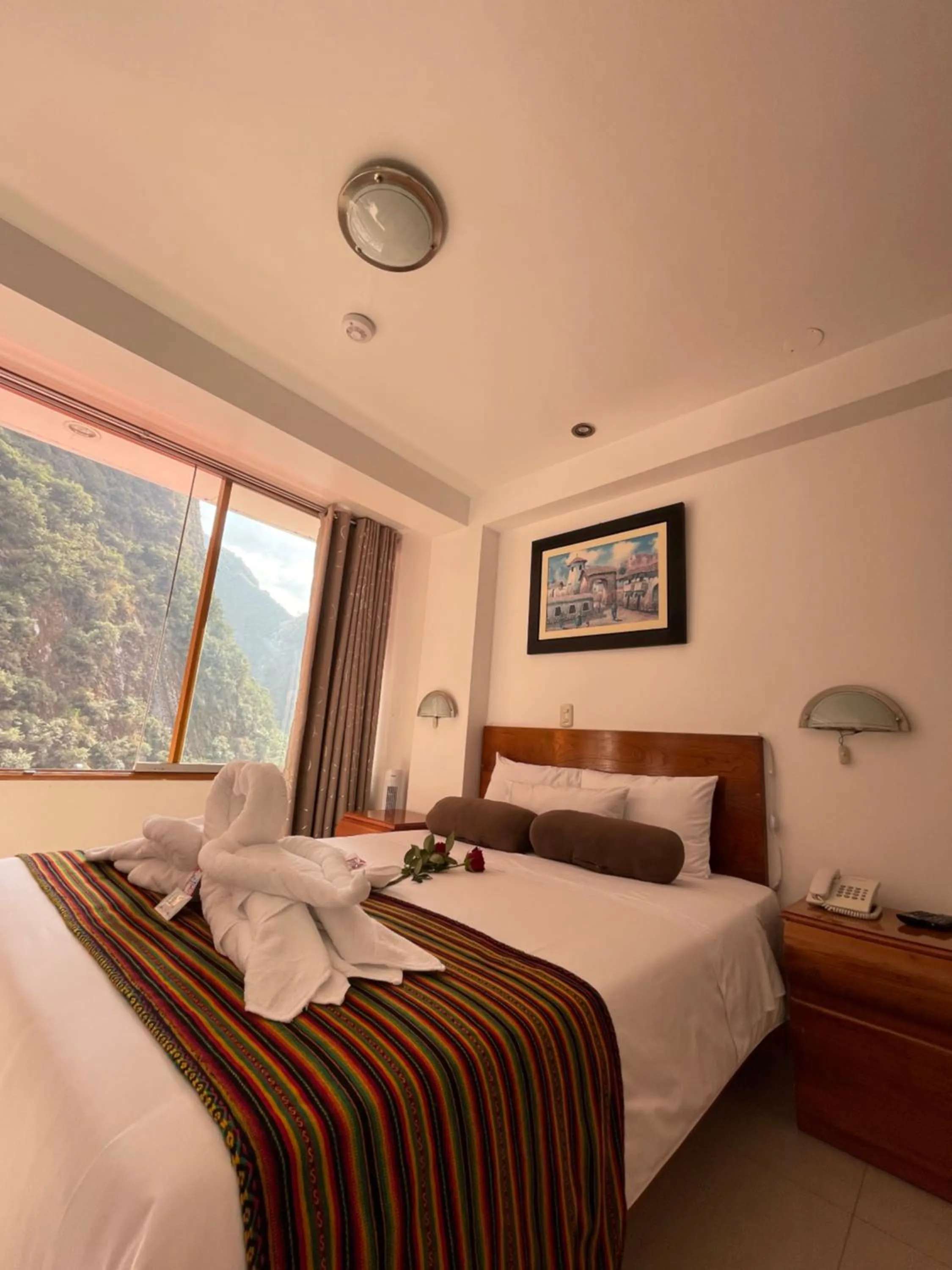 Bed in Flower's House MachuPicchu