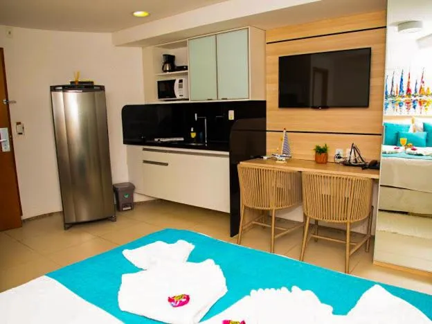 Kitchen or kitchenette in Porto Beach Resort - Marulhos