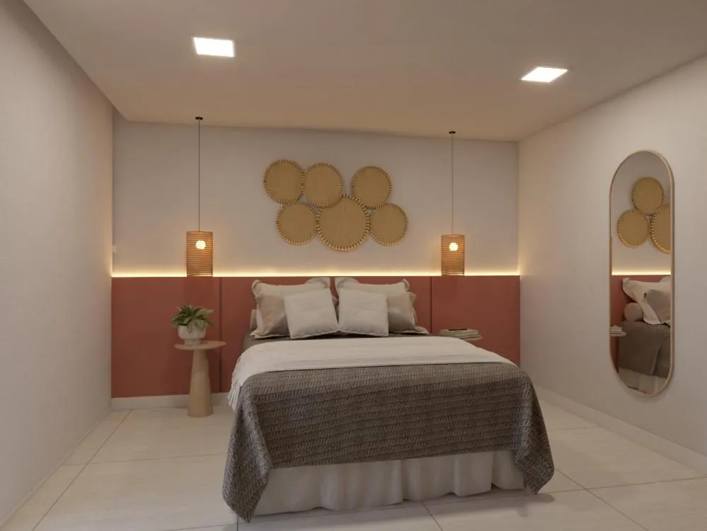 Bedroom, Bed in Porto Beach Resort - Marulhos