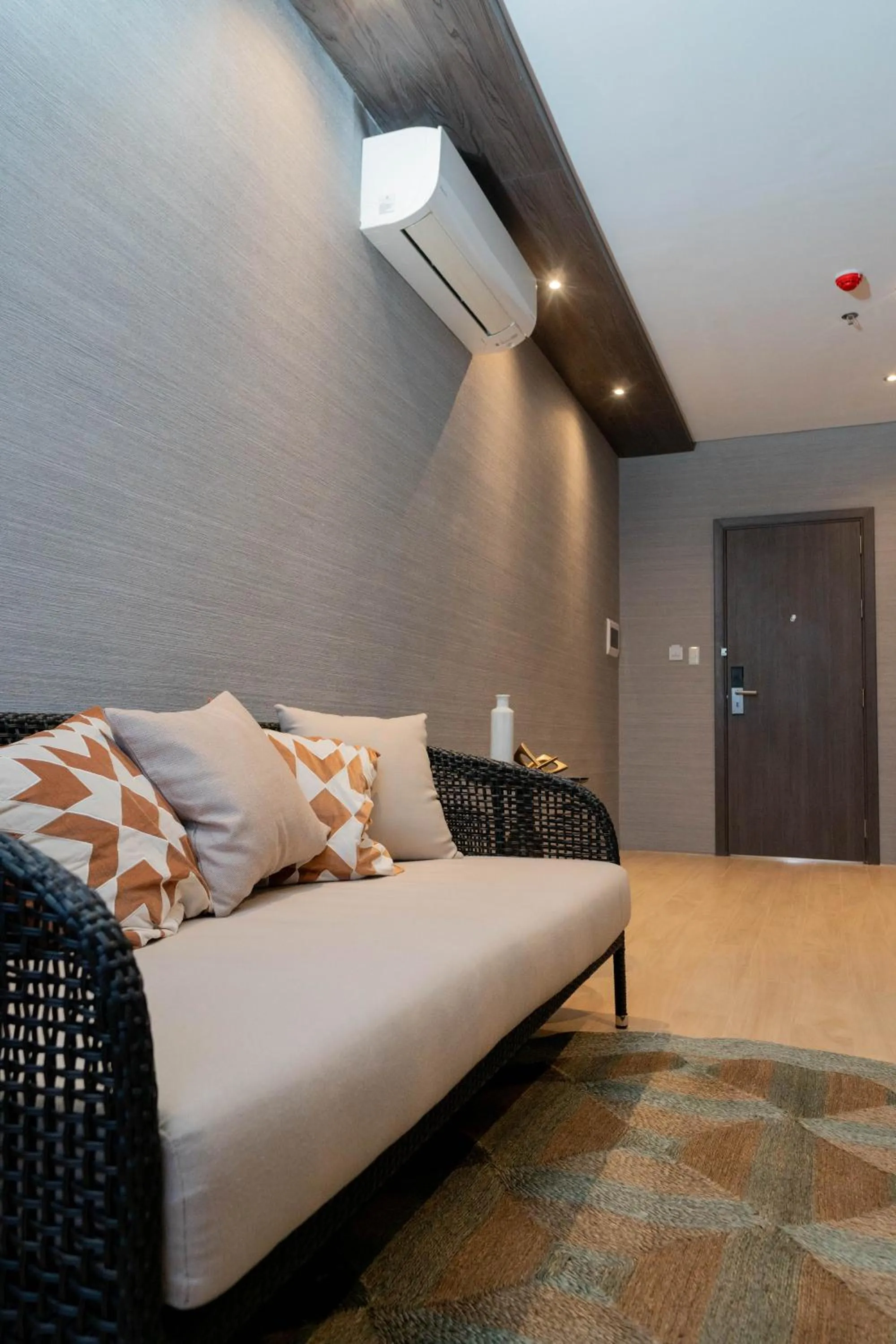 Seating area in Adelina Hotel and Suites