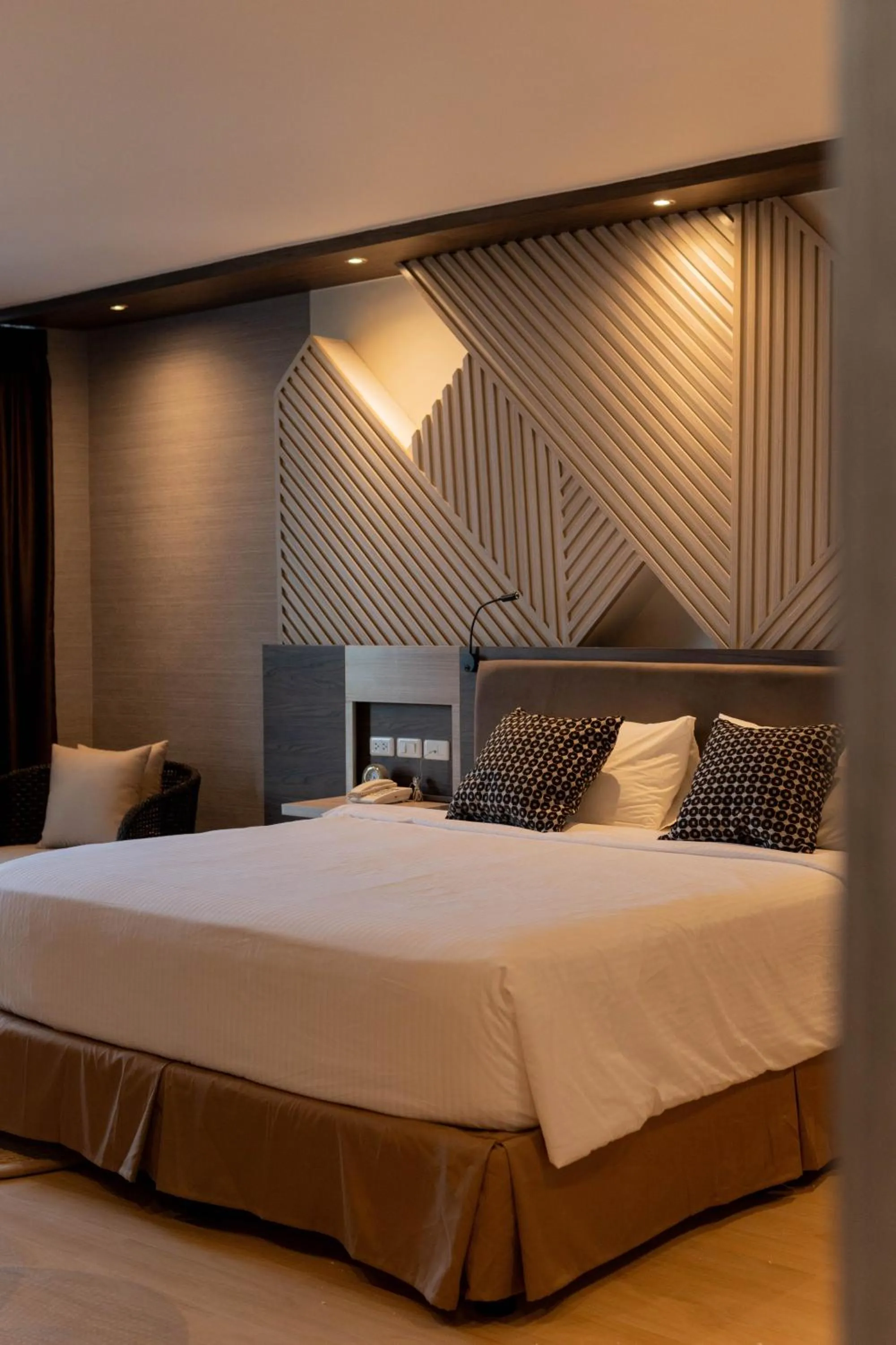 Bed in Adelina Hotel and Suites