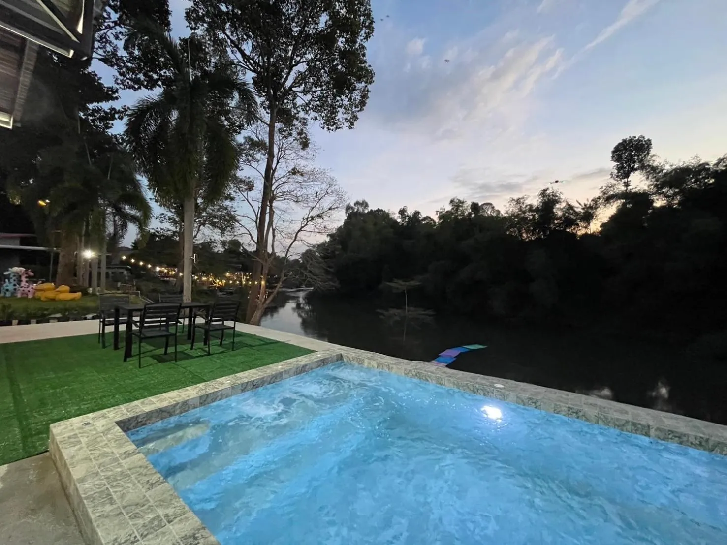 Seating area in Suptara Resort