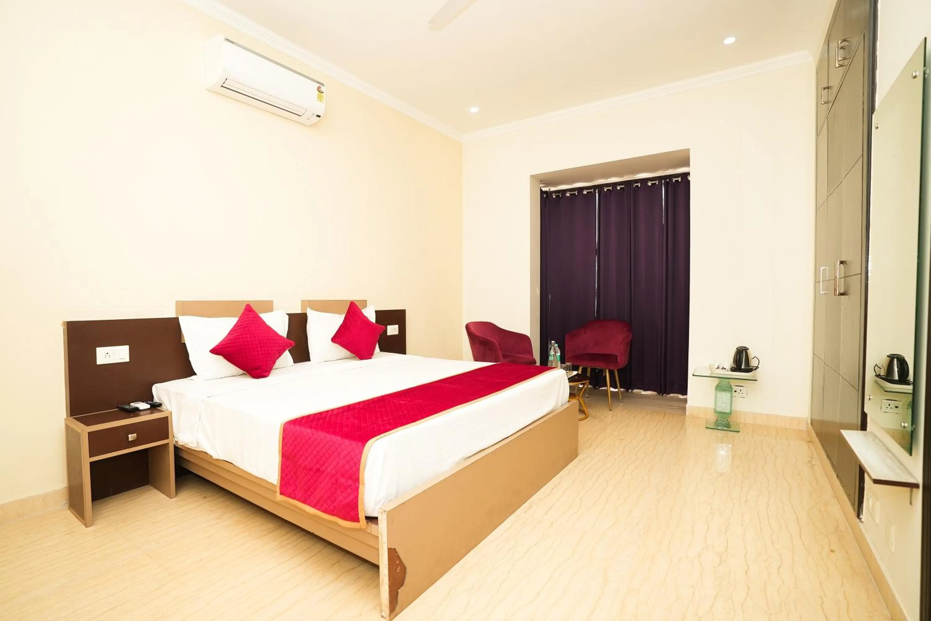 Bed in HOTEL A.P RESIDENCY