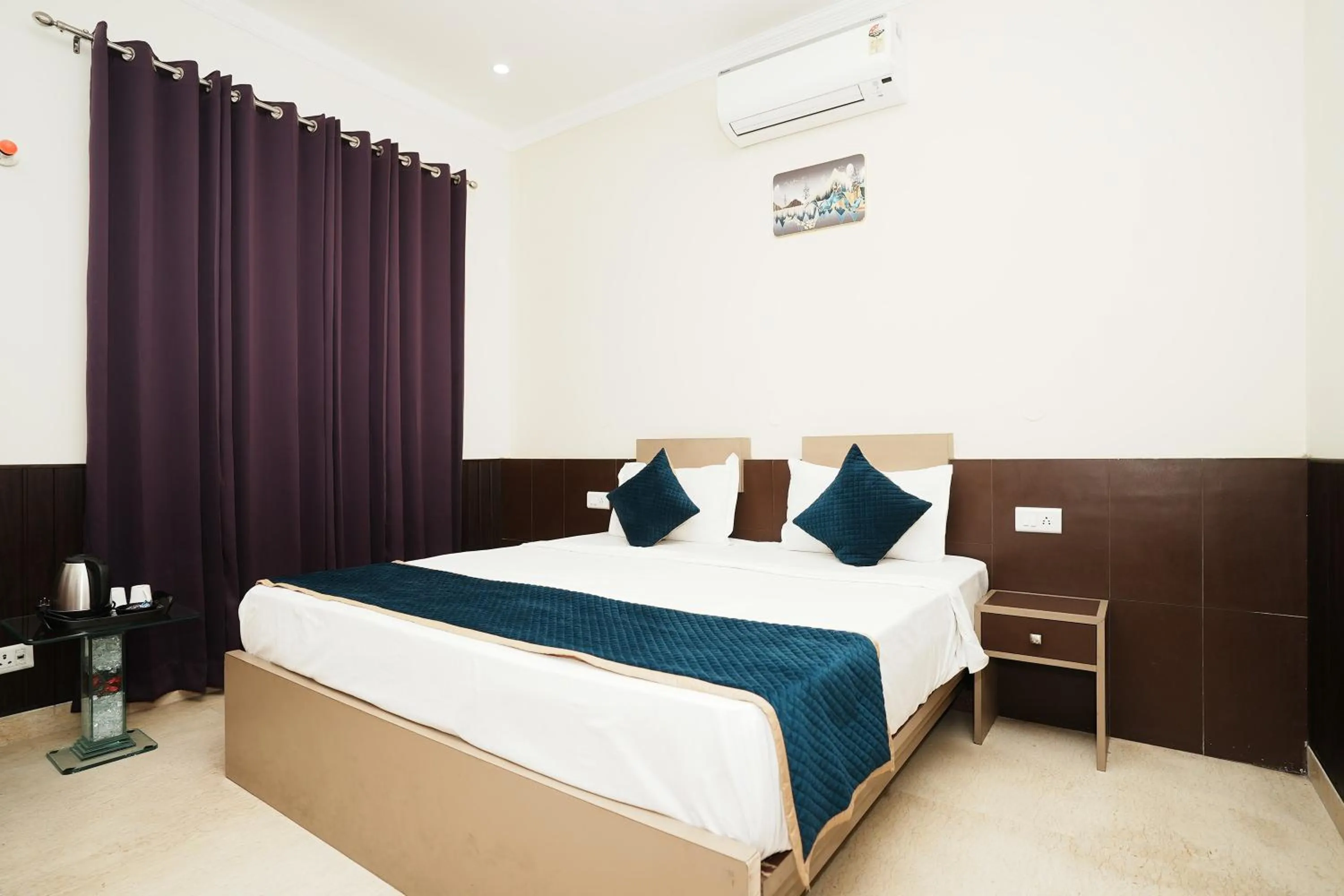 Bed in HOTEL A.P RESIDENCY