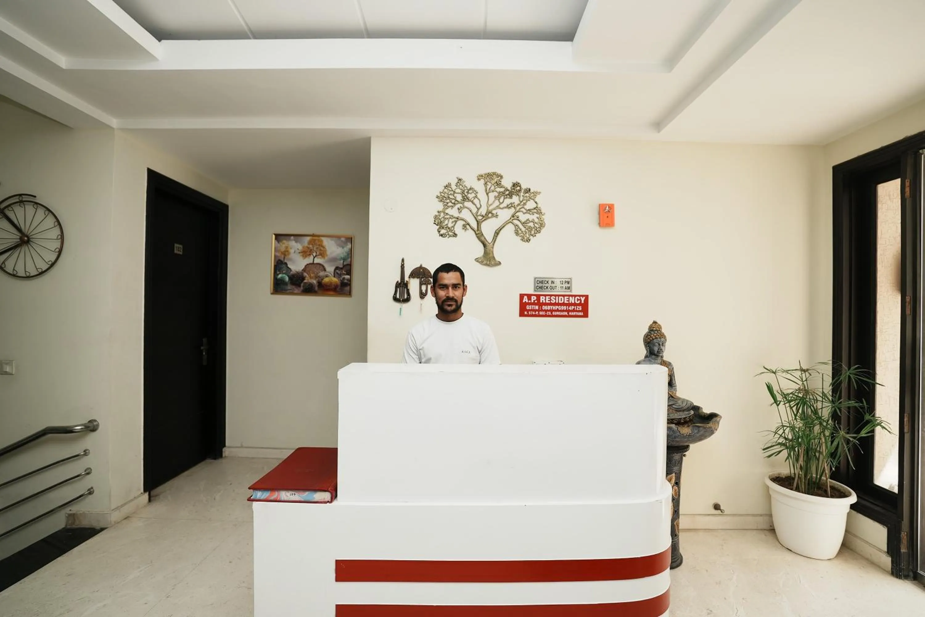 Lobby or reception in HOTEL A.P RESIDENCY