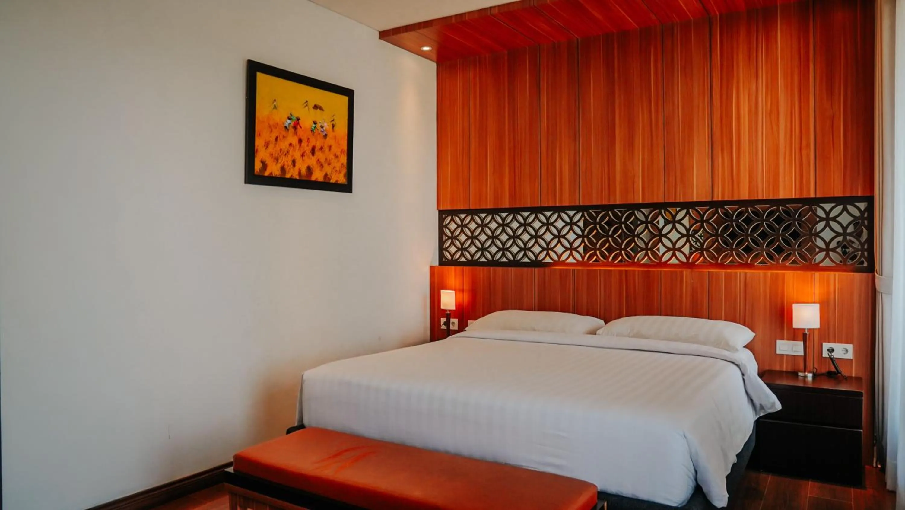 Bed in Villa Rancabango Hotel & Resort Garut