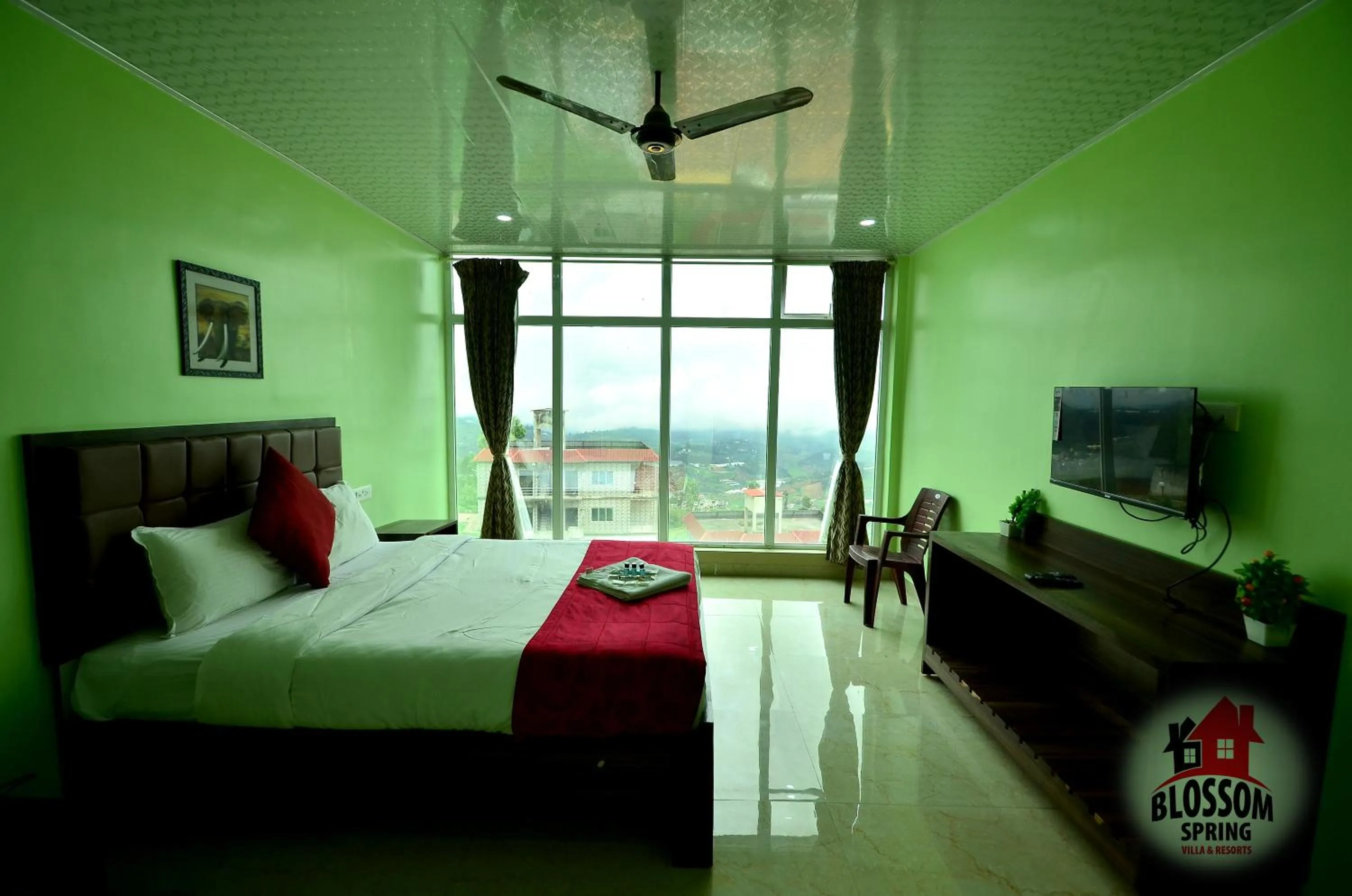 Bedroom, Bed in Blossom Spring Villa