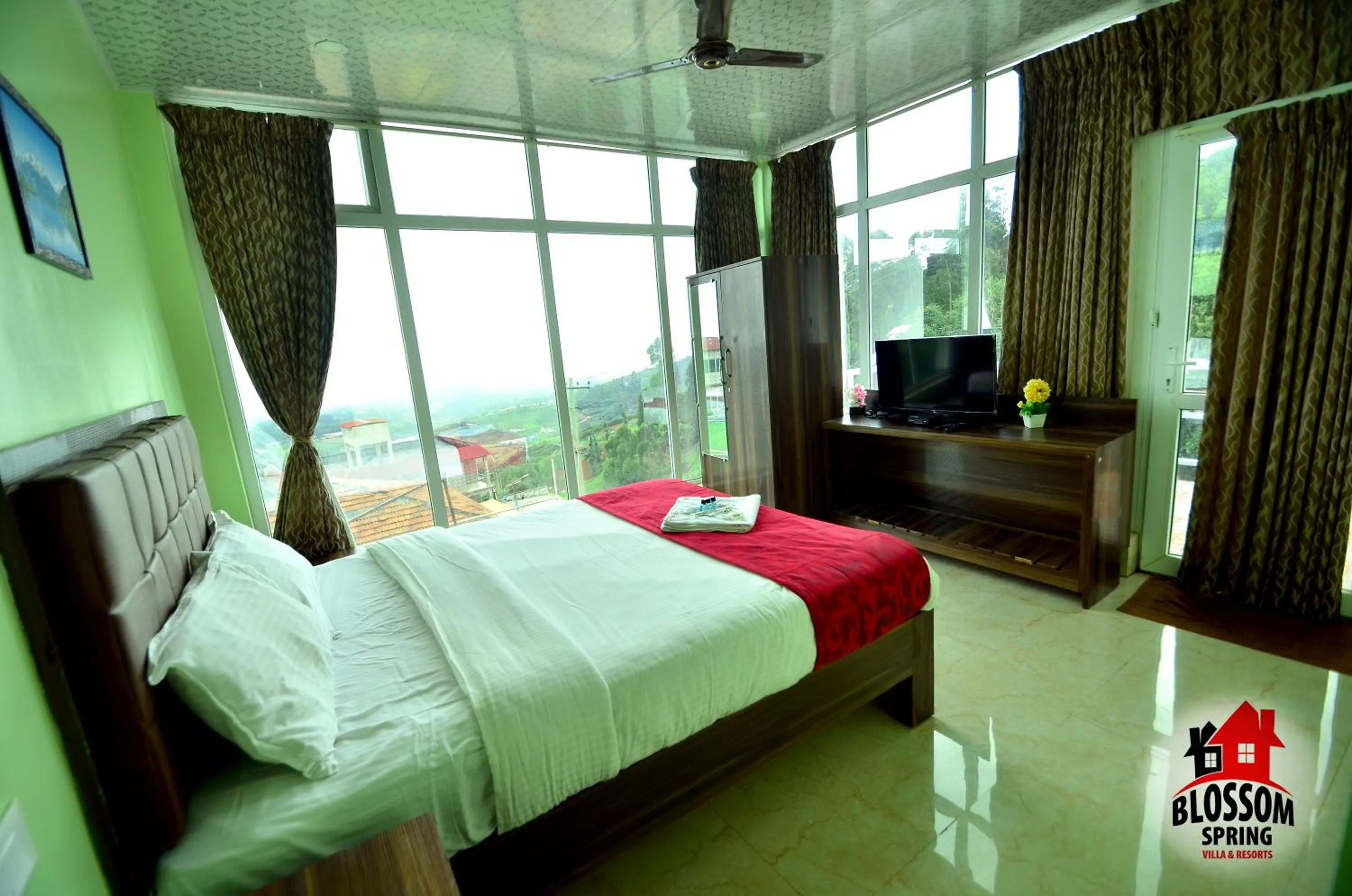 Bedroom, Bed in Blossom Spring Villa