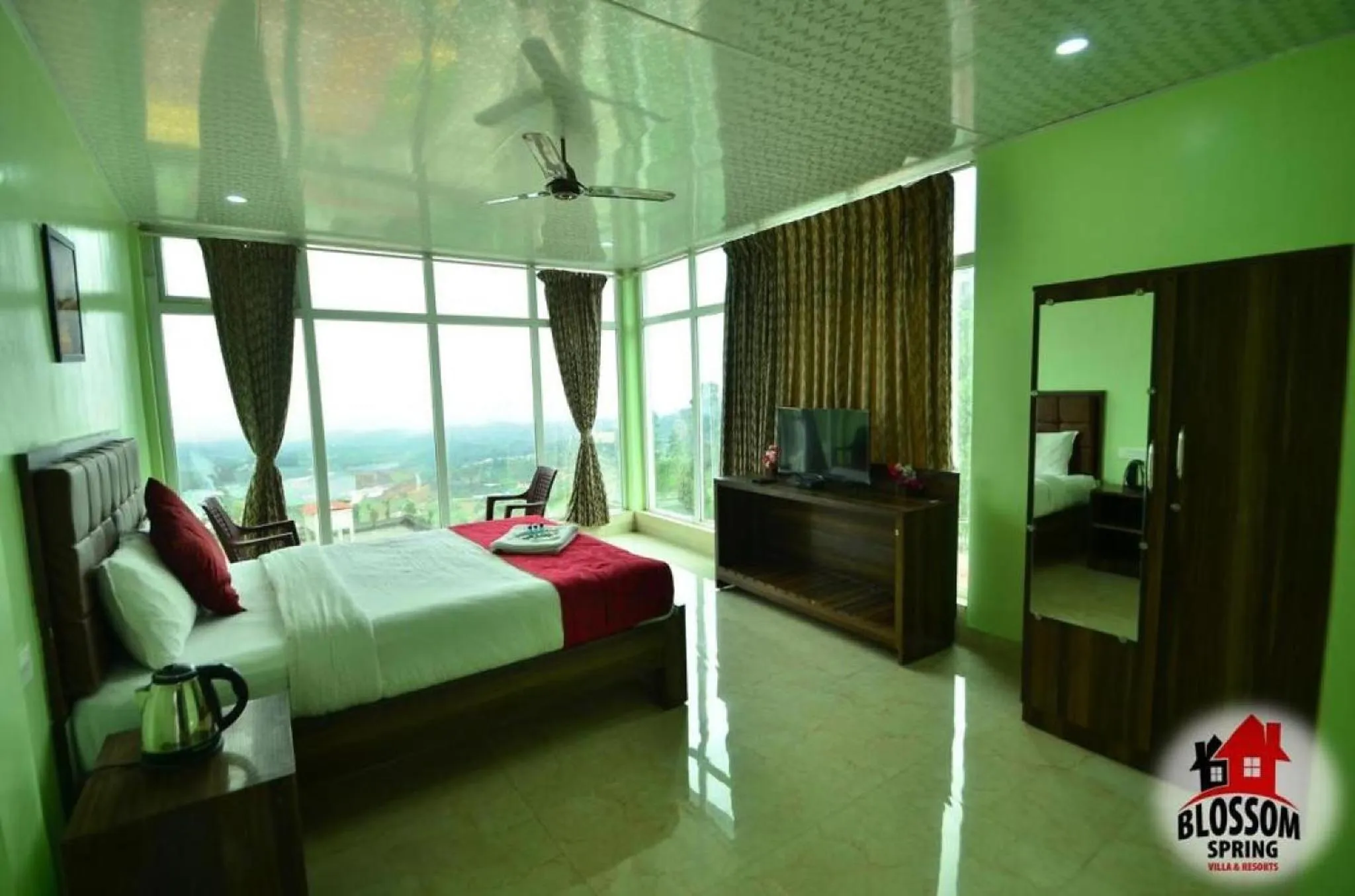 Bed in Blossom Spring Villa