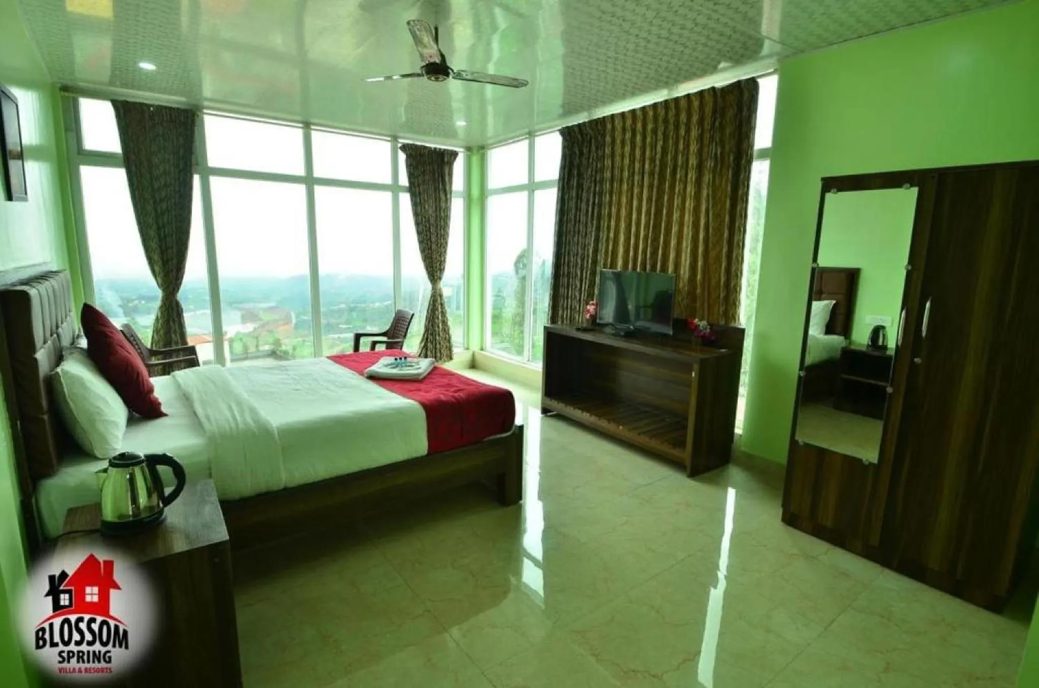 Bedroom, Bed in Blossom Spring Villa