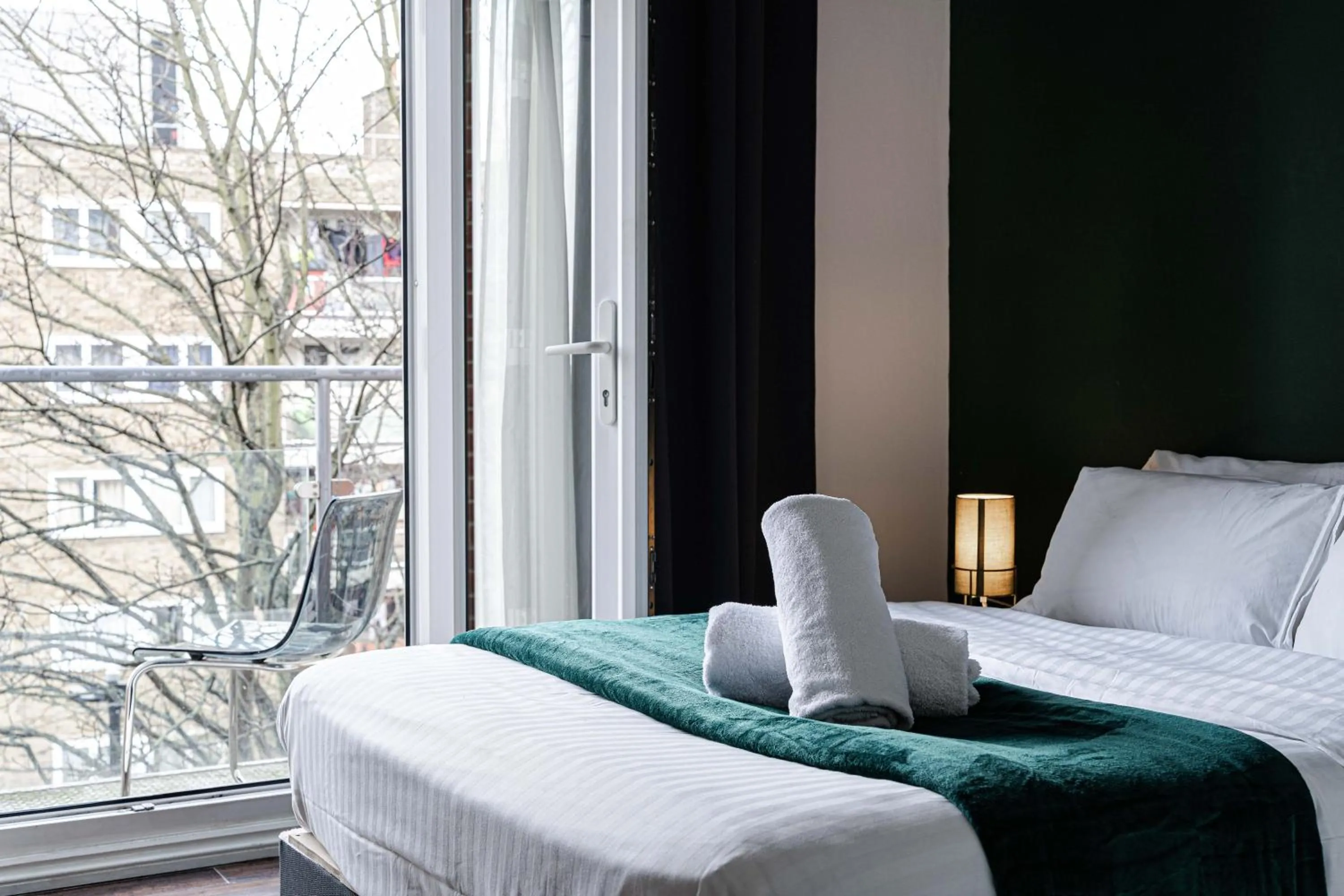 View (from property/room), Bed in City Gate Guest House