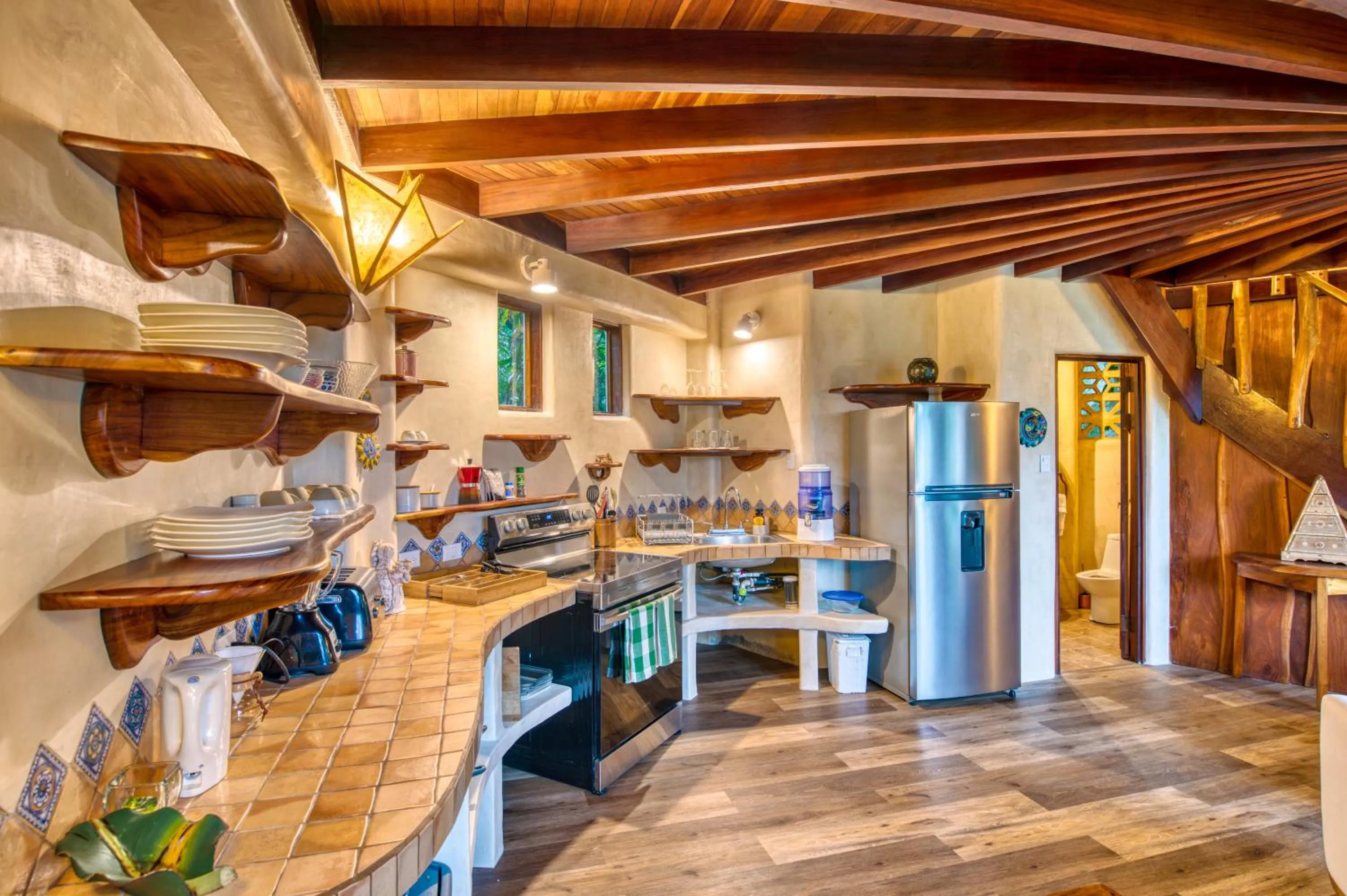 Kitchen or kitchenette in Hotel Amor de Mar