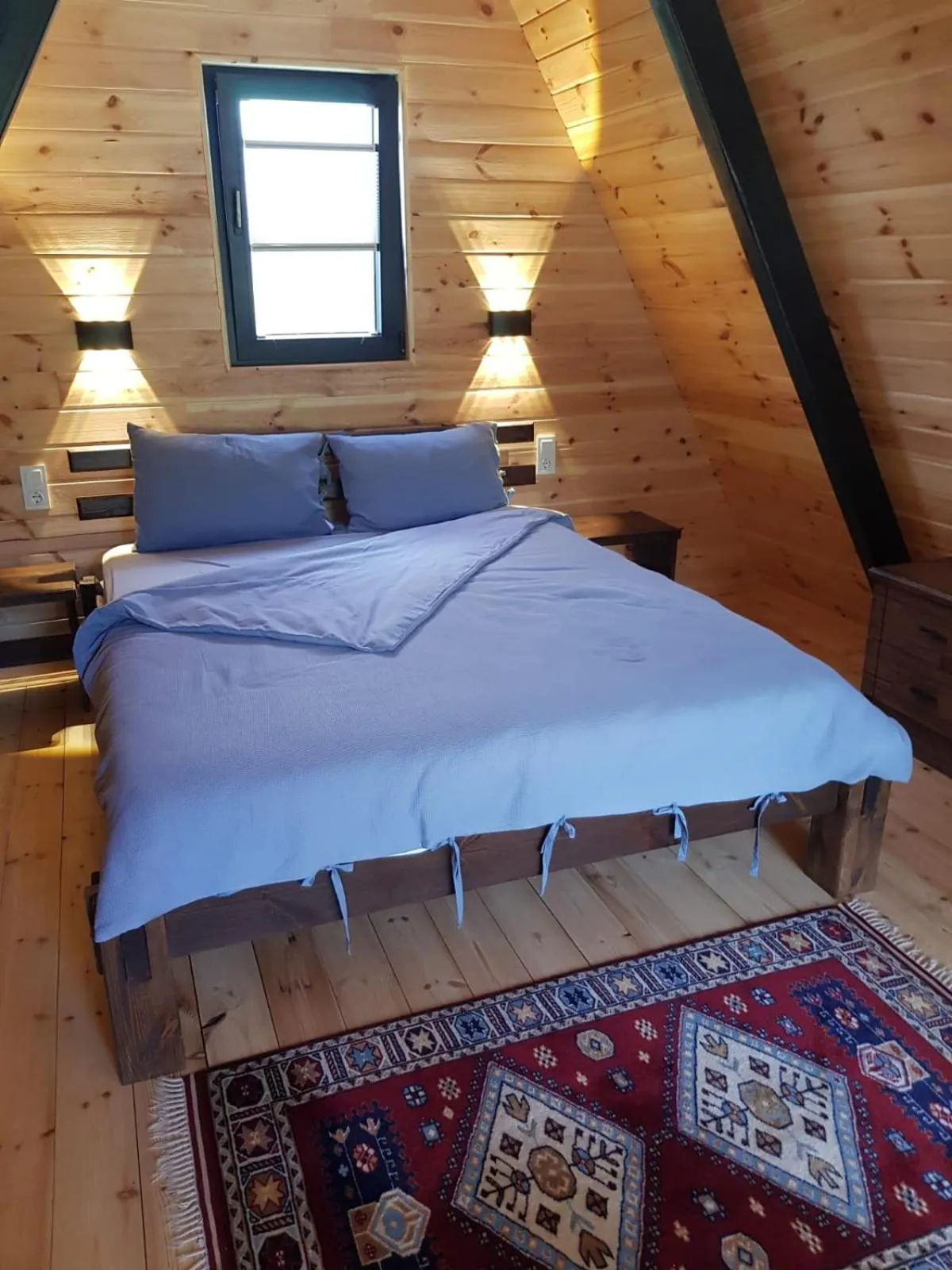 Bedroom, Bed in Teona Kartepe Bungalov