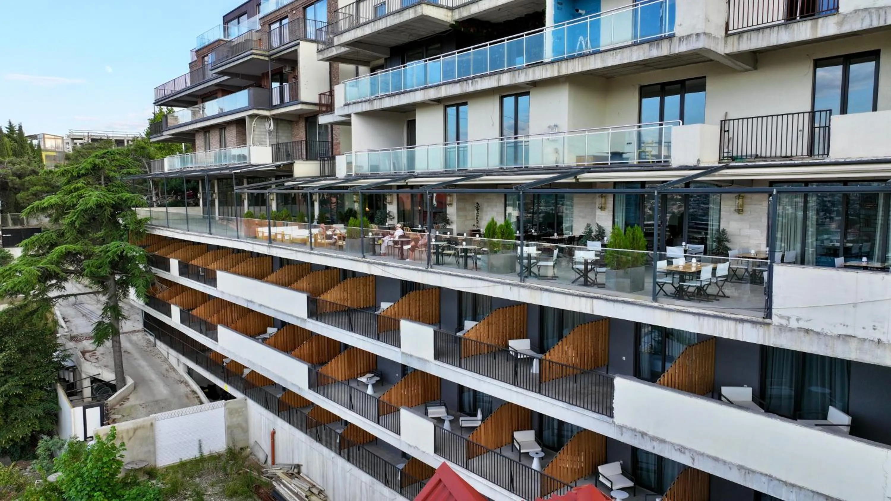 Property building in Castor & Pollux Hotel