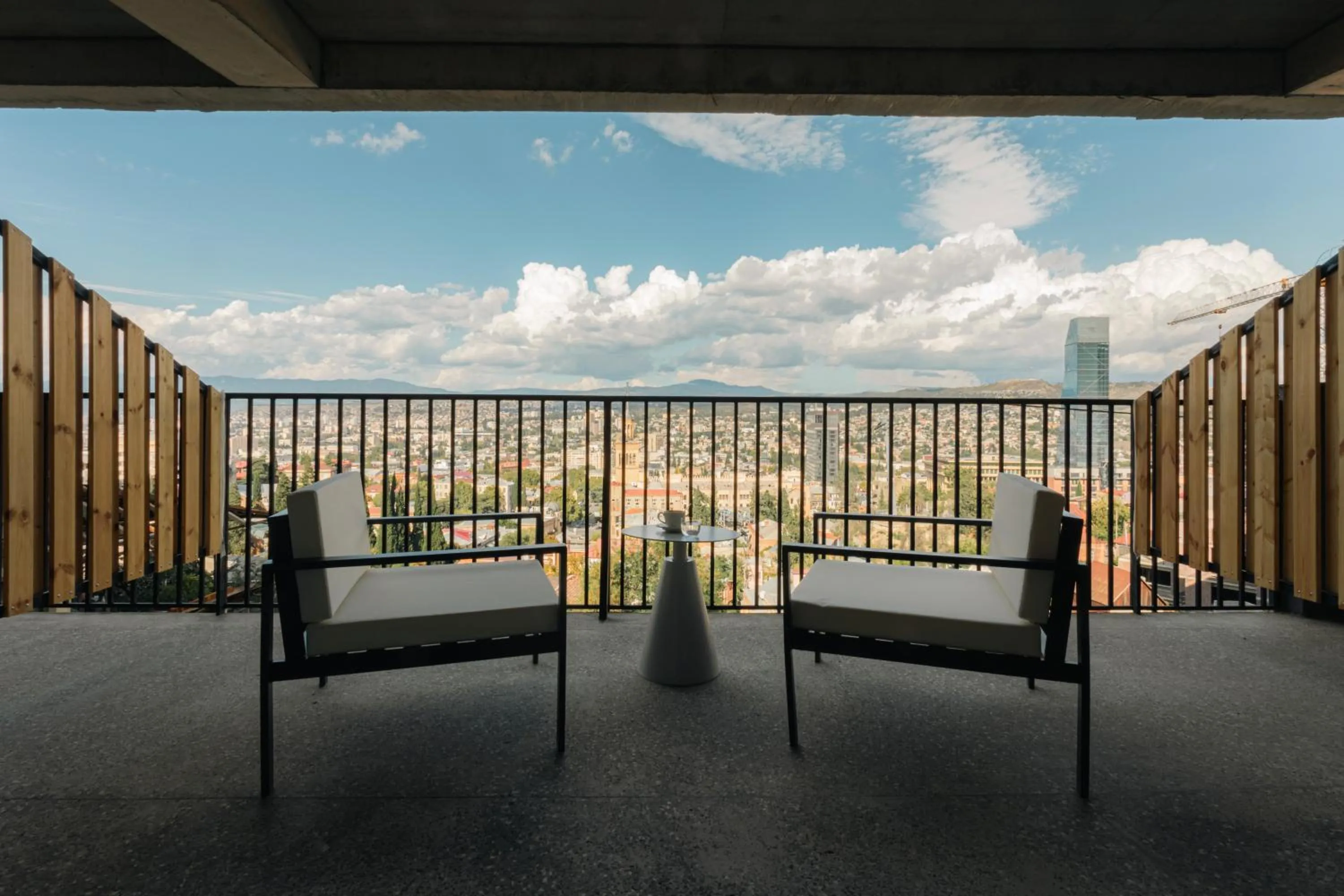 Patio in Castor & Pollux Hotel