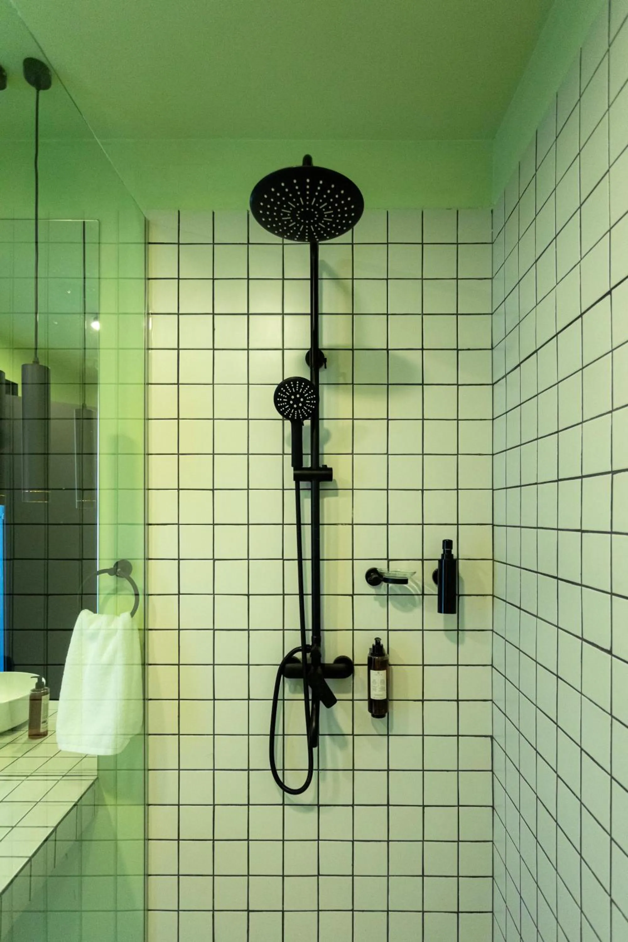 Bathroom in Castor & Pollux Hotel