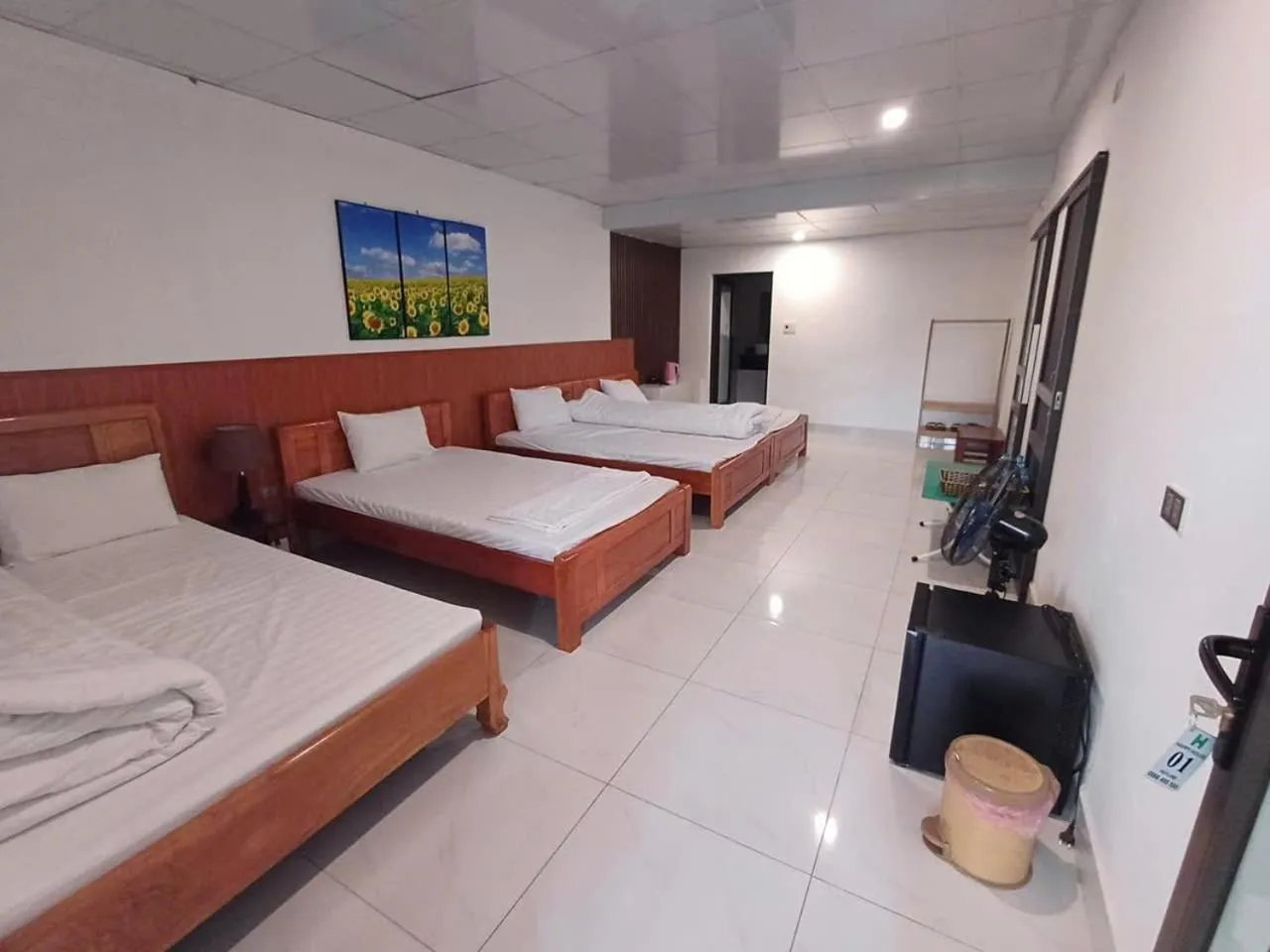 Bed in Happy House Moc Chau