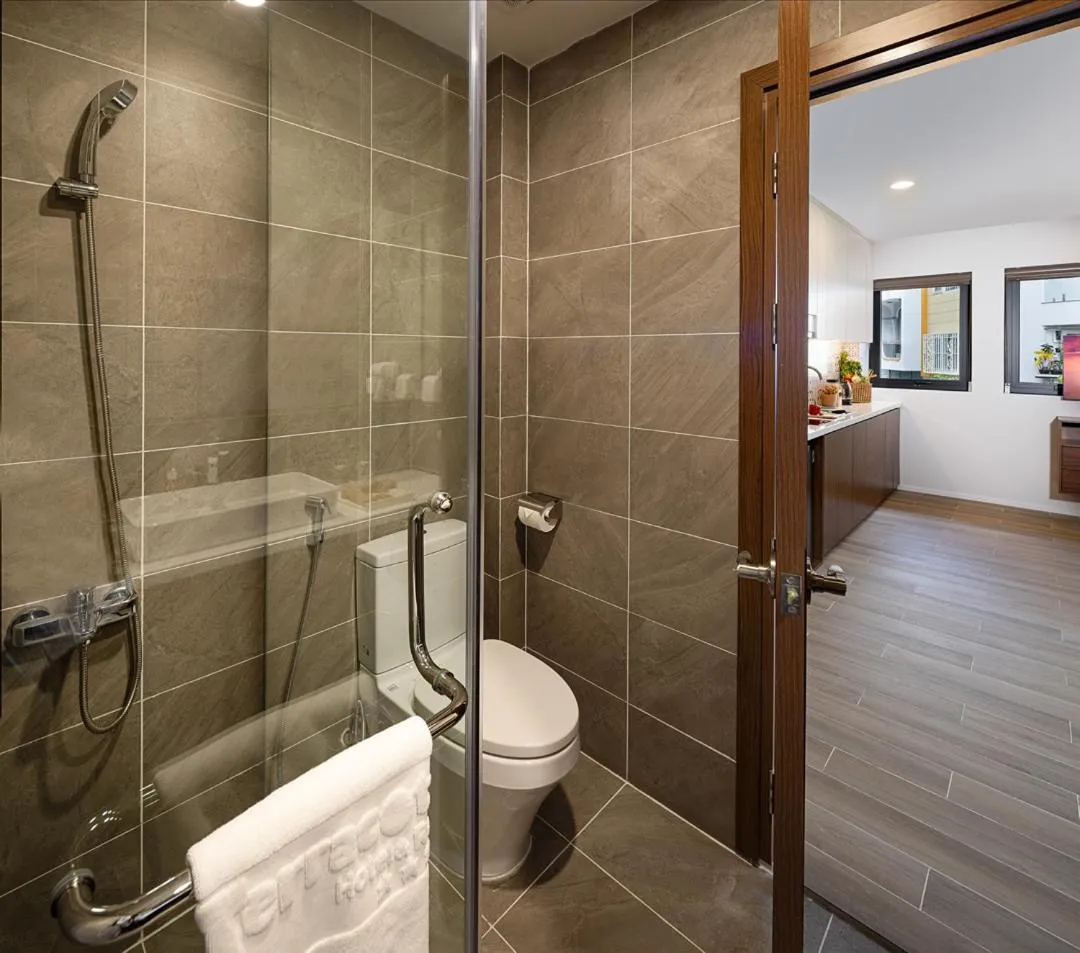 Shower in Terracotta Villa Saigon