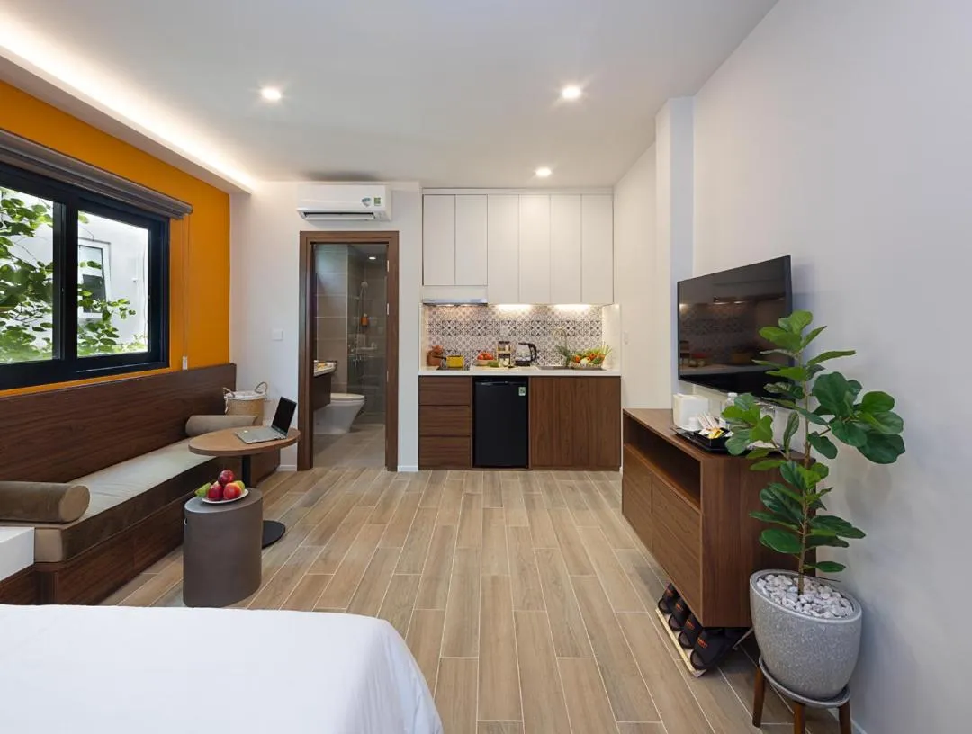 Bedroom, Bed in Terracotta Villa Saigon