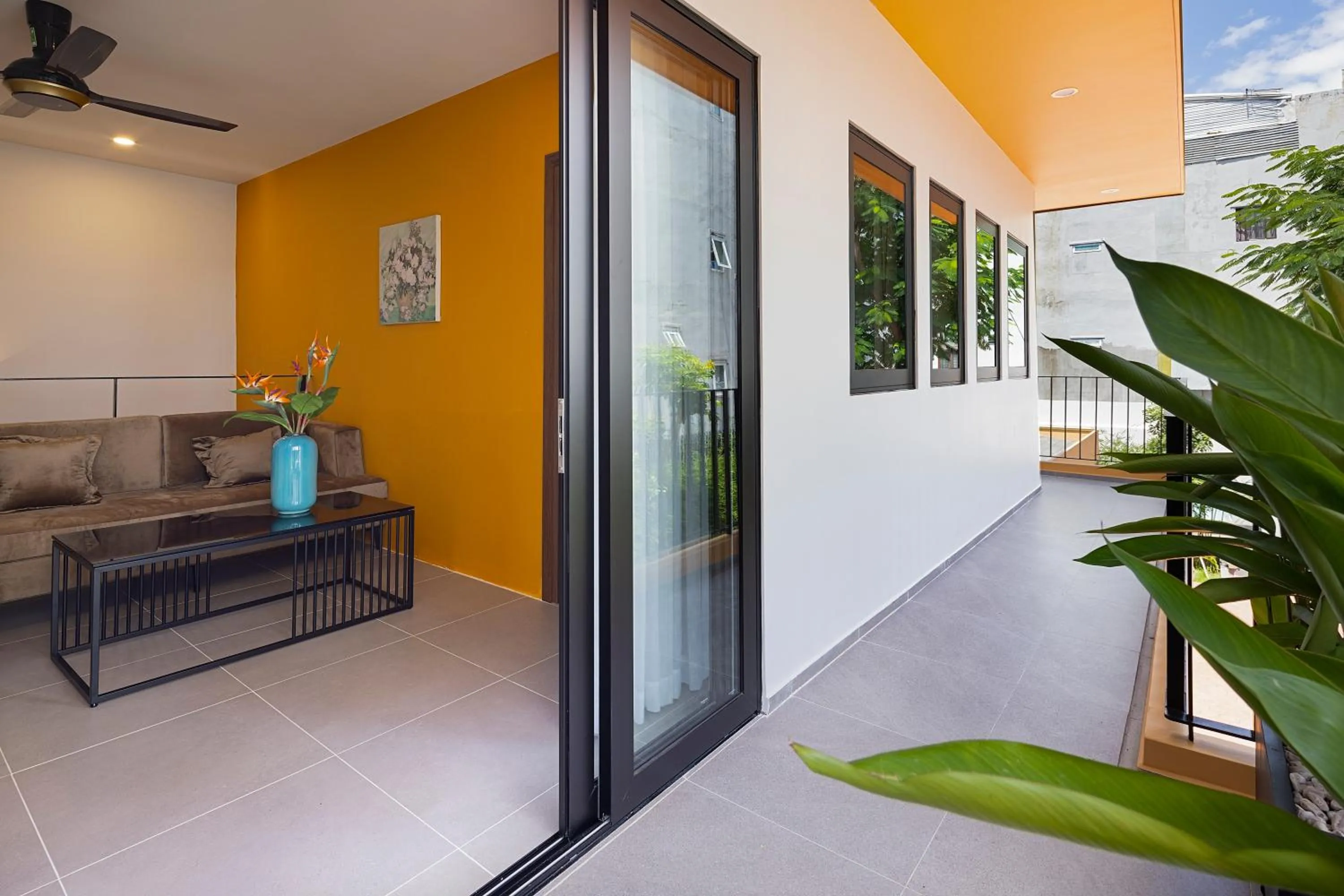 Balcony/Terrace in Terracotta Villa Saigon