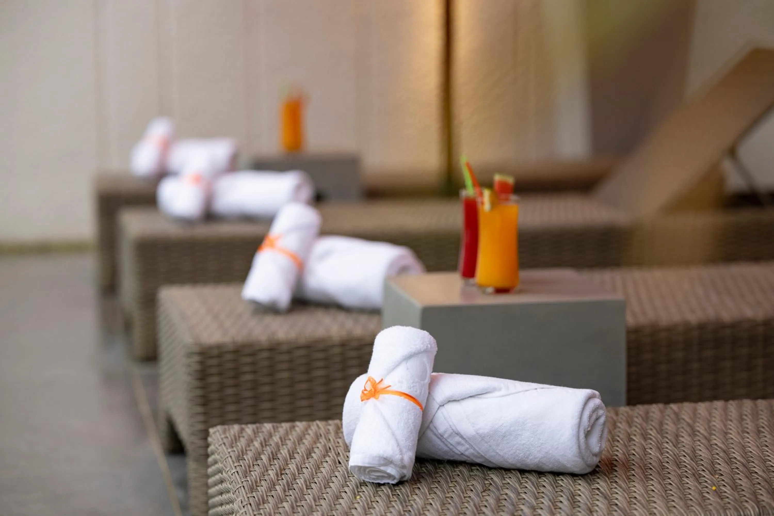 towels in Terracotta Villa Saigon