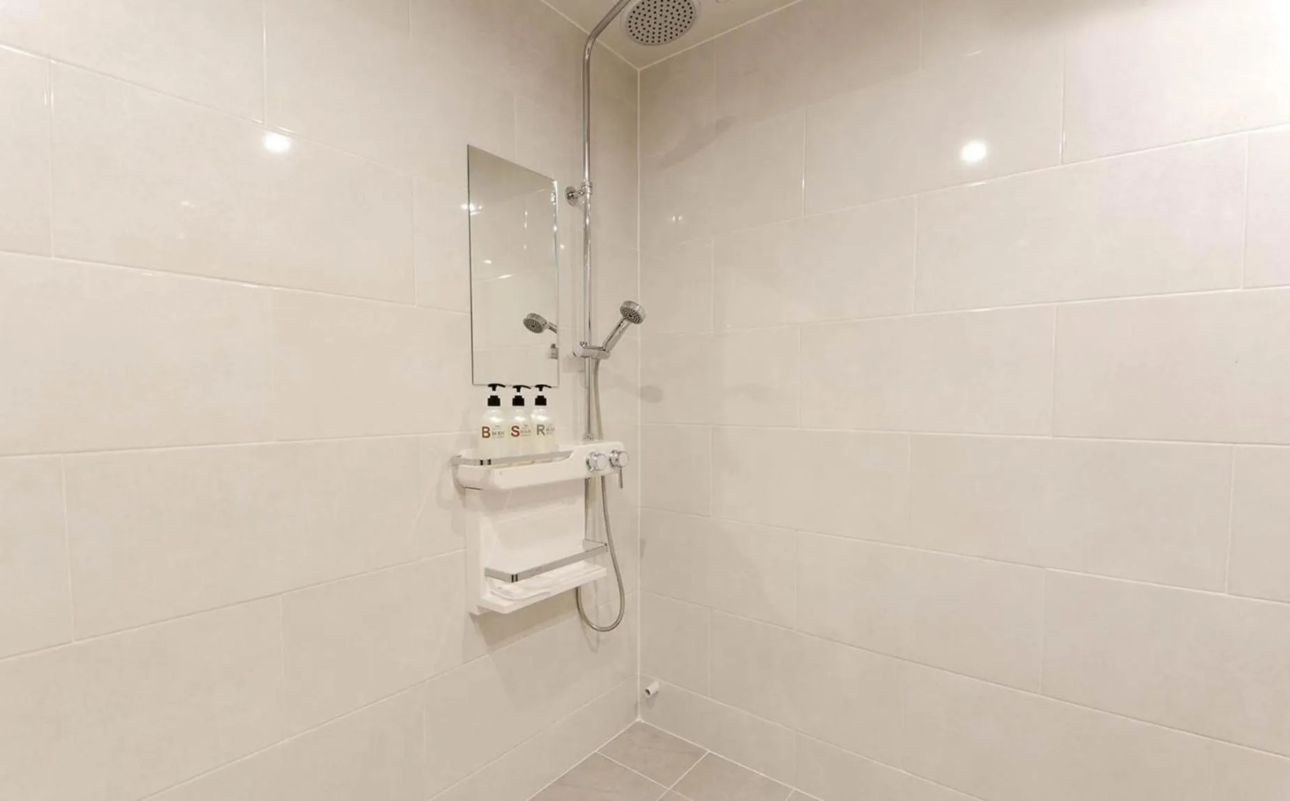 Shower in H Avenue Hotel in Gyeongju
