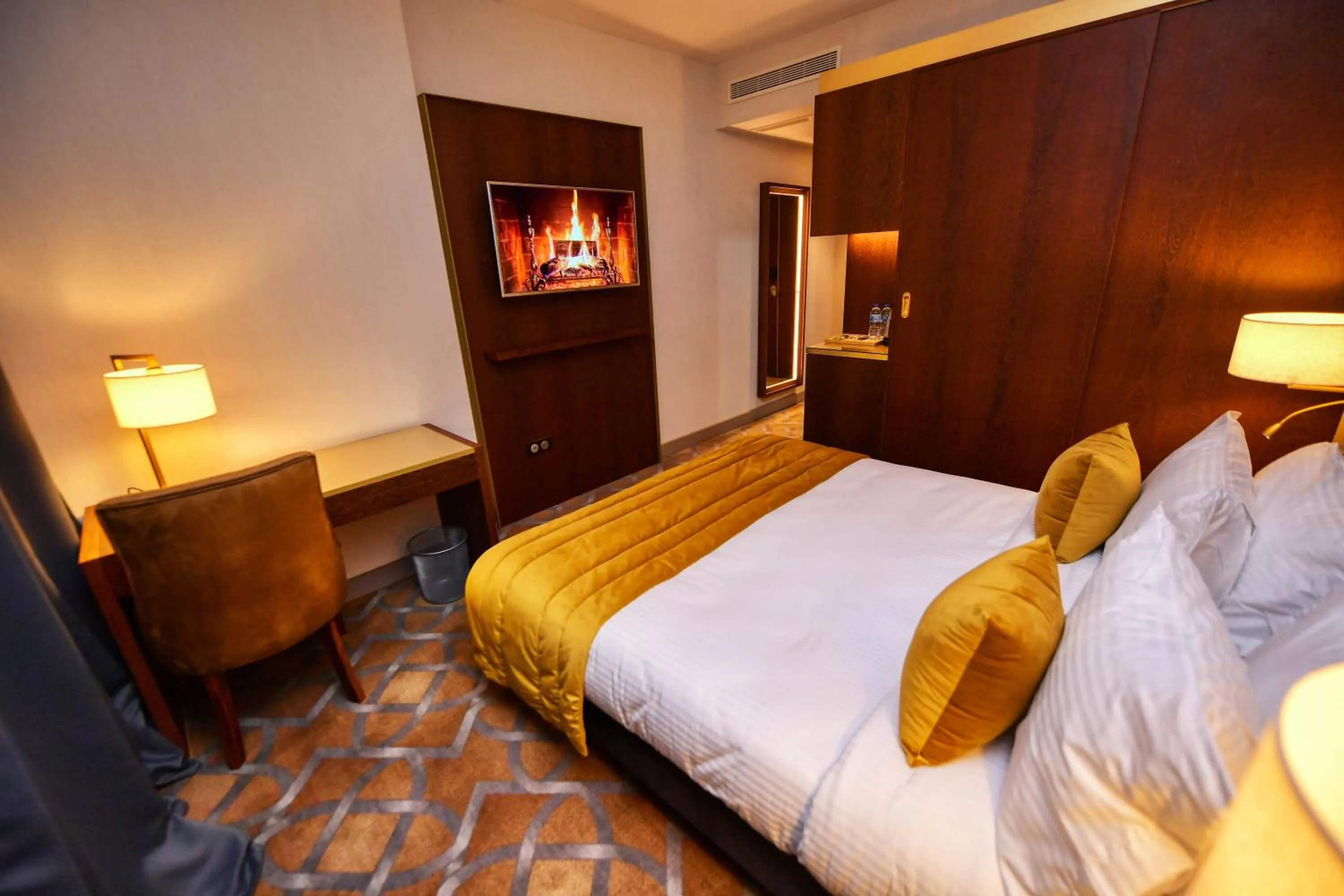 Bed in LE PALME HOTEL