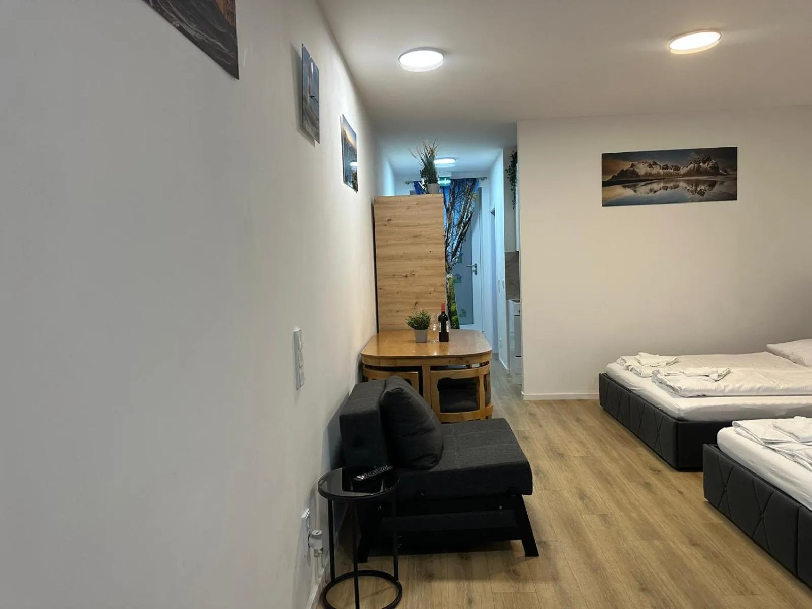 Bed in Ferienwohnung im Hamburger Straße-4