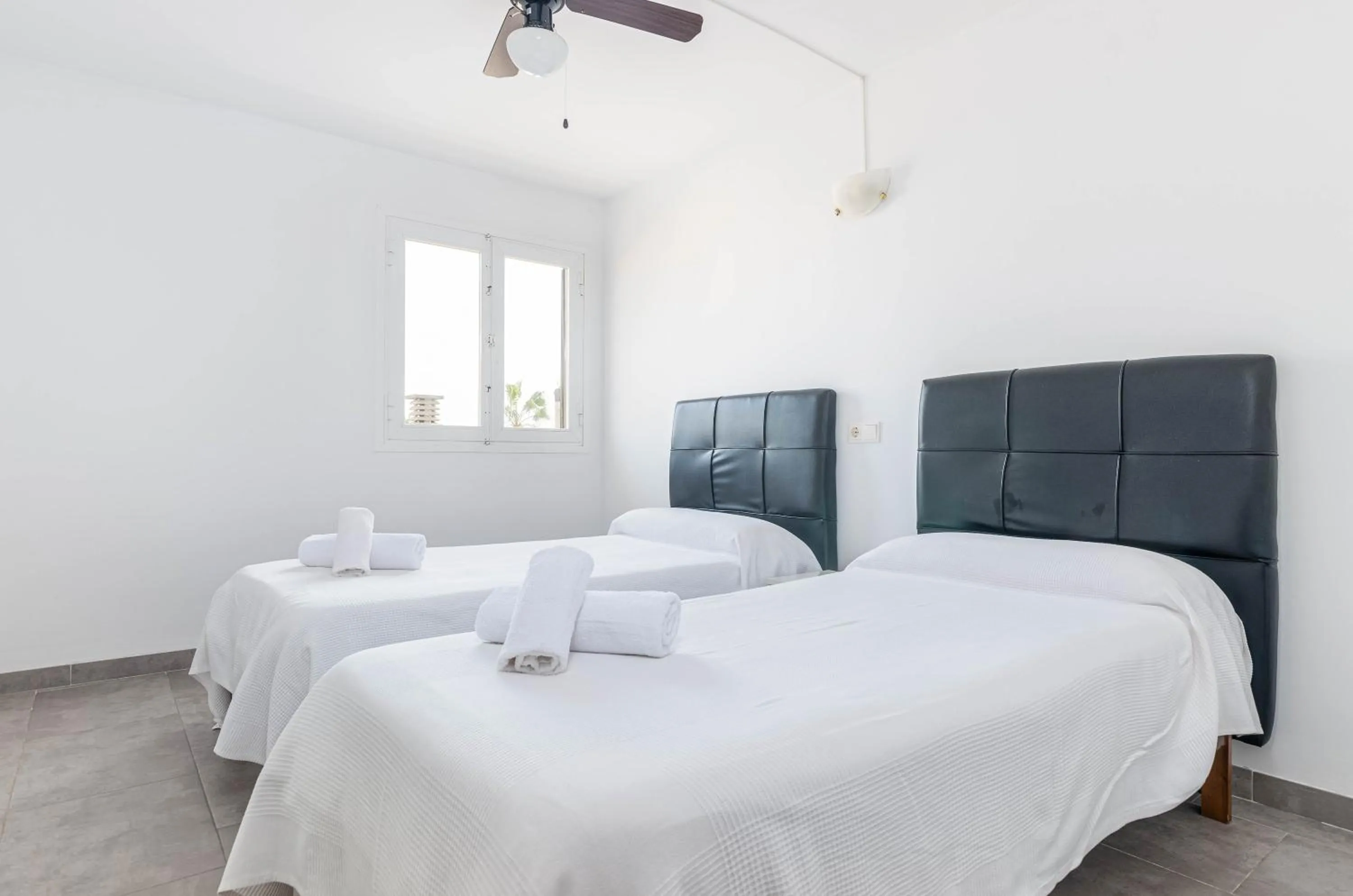 Bed in Acapulco Apartments